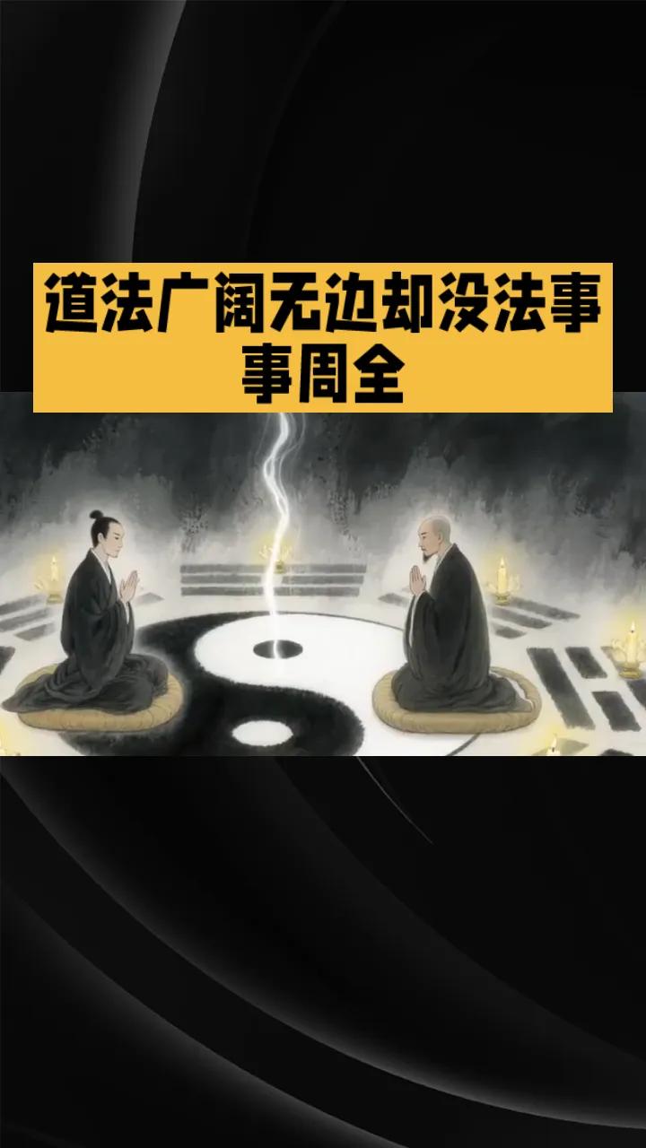 道祖坦言：道法无边，有四件事永远无能为力
道法广阔无边，却没法事事周全！
有人问