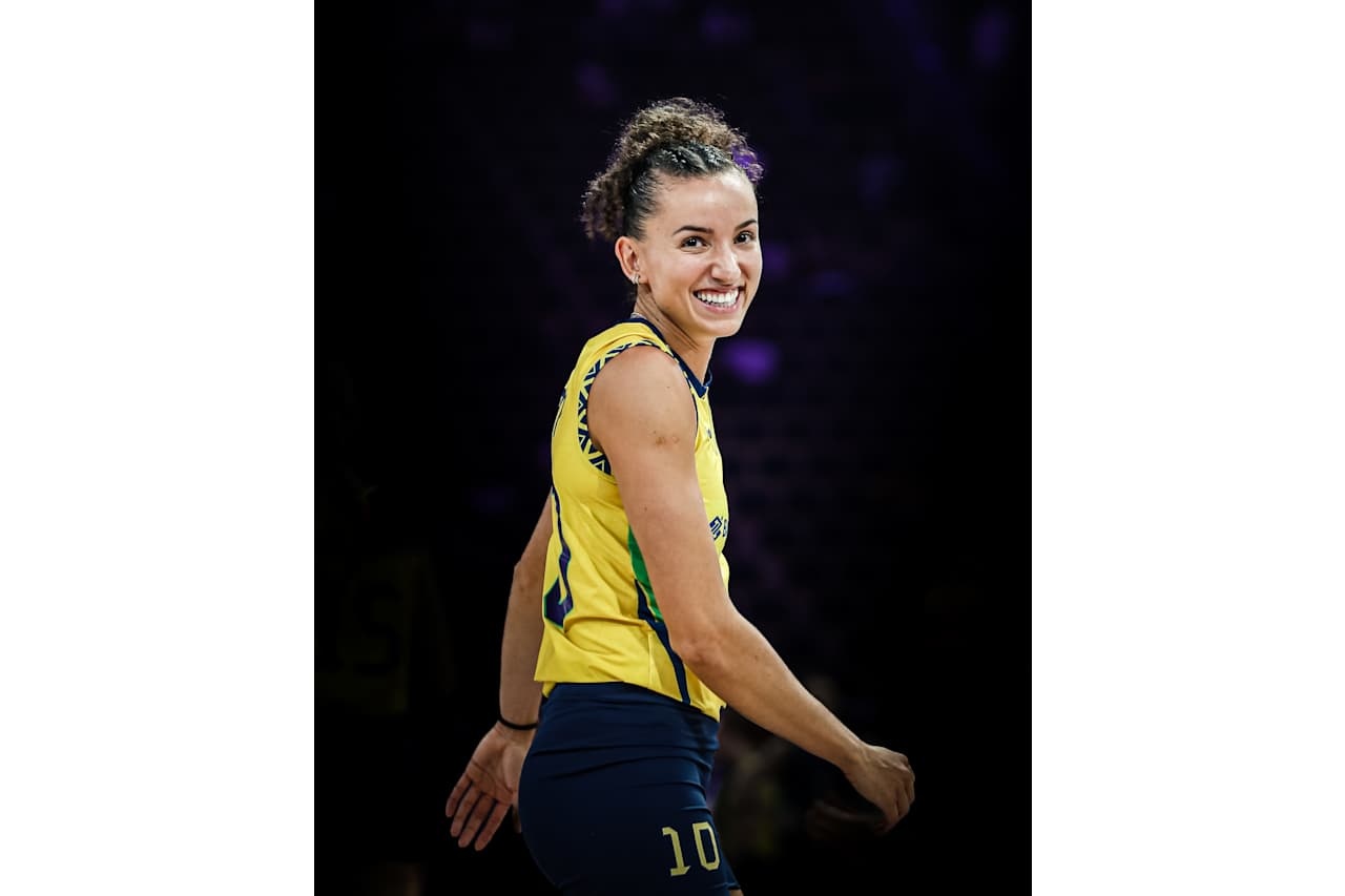 2025世界女排联赛 半决赛第二场：巴西🇧🇷女排3-2战胜日本🇯🇵女排（