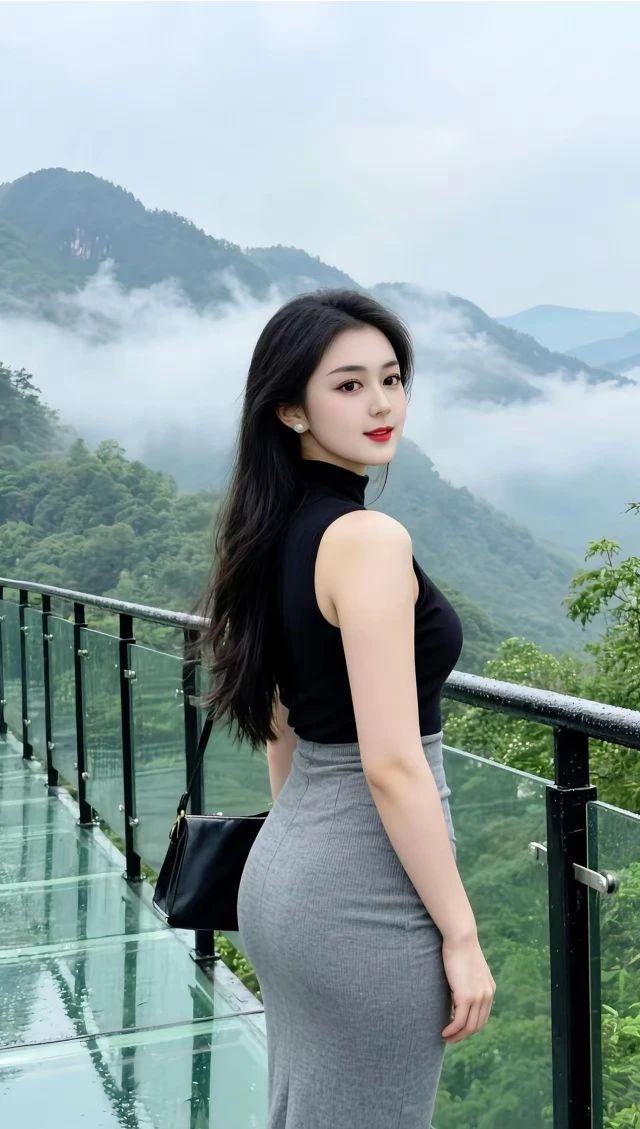 塞鸿秋·登高观云 
独登绝顶乾坤宽，
闲观碧落云舒漫。
千缕絮影随风乱，
万里烟