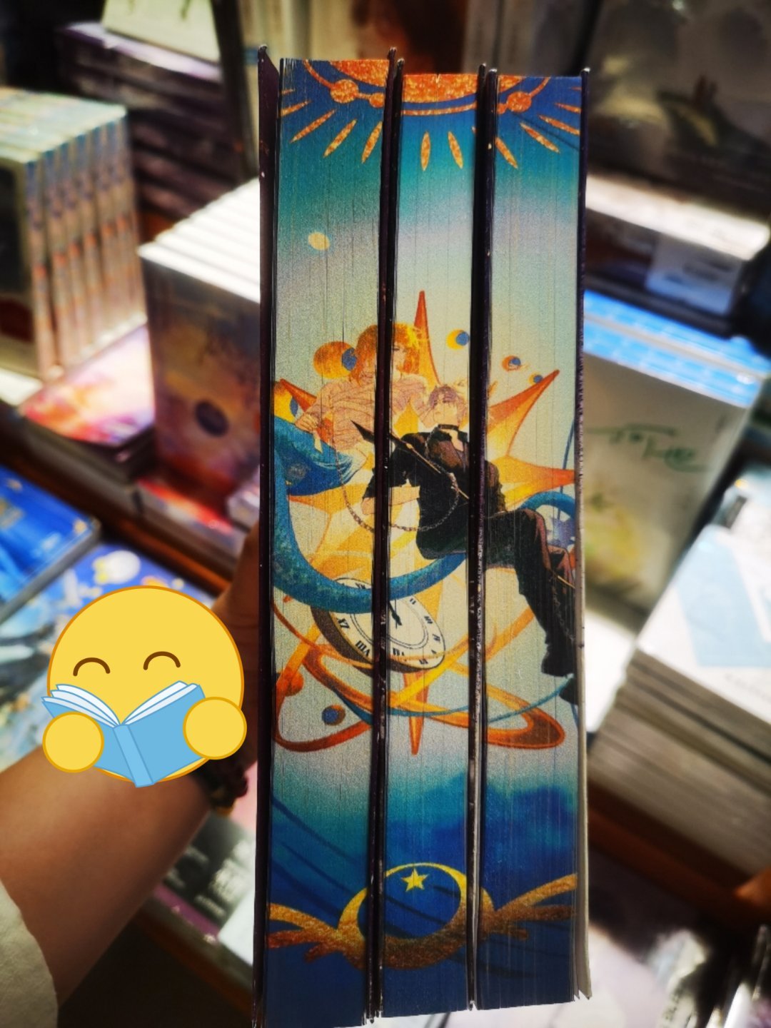 出来逛书店了人鱼陷落的实体书好好看吧 