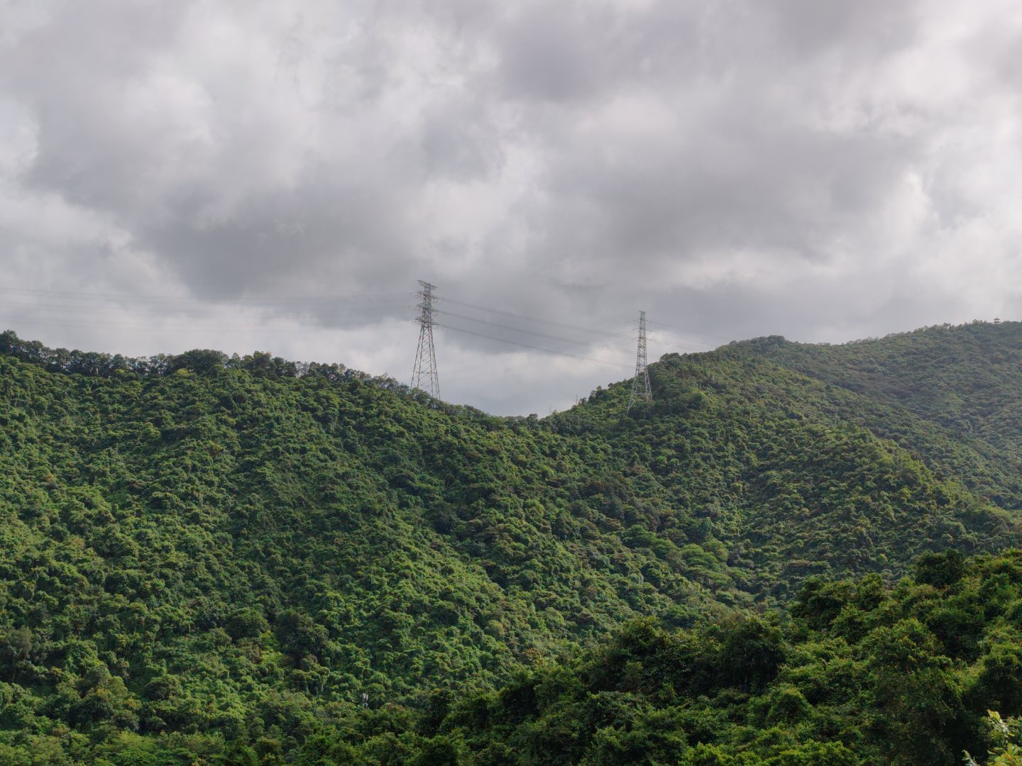 下午带娃去爬山，从大太阳爬到下大雨，雨后的风景挺美的梅里雪山惊现佛得角门将 深圳