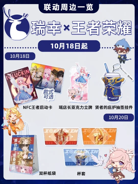 瑞幸✖️王者荣耀 | 联名😍