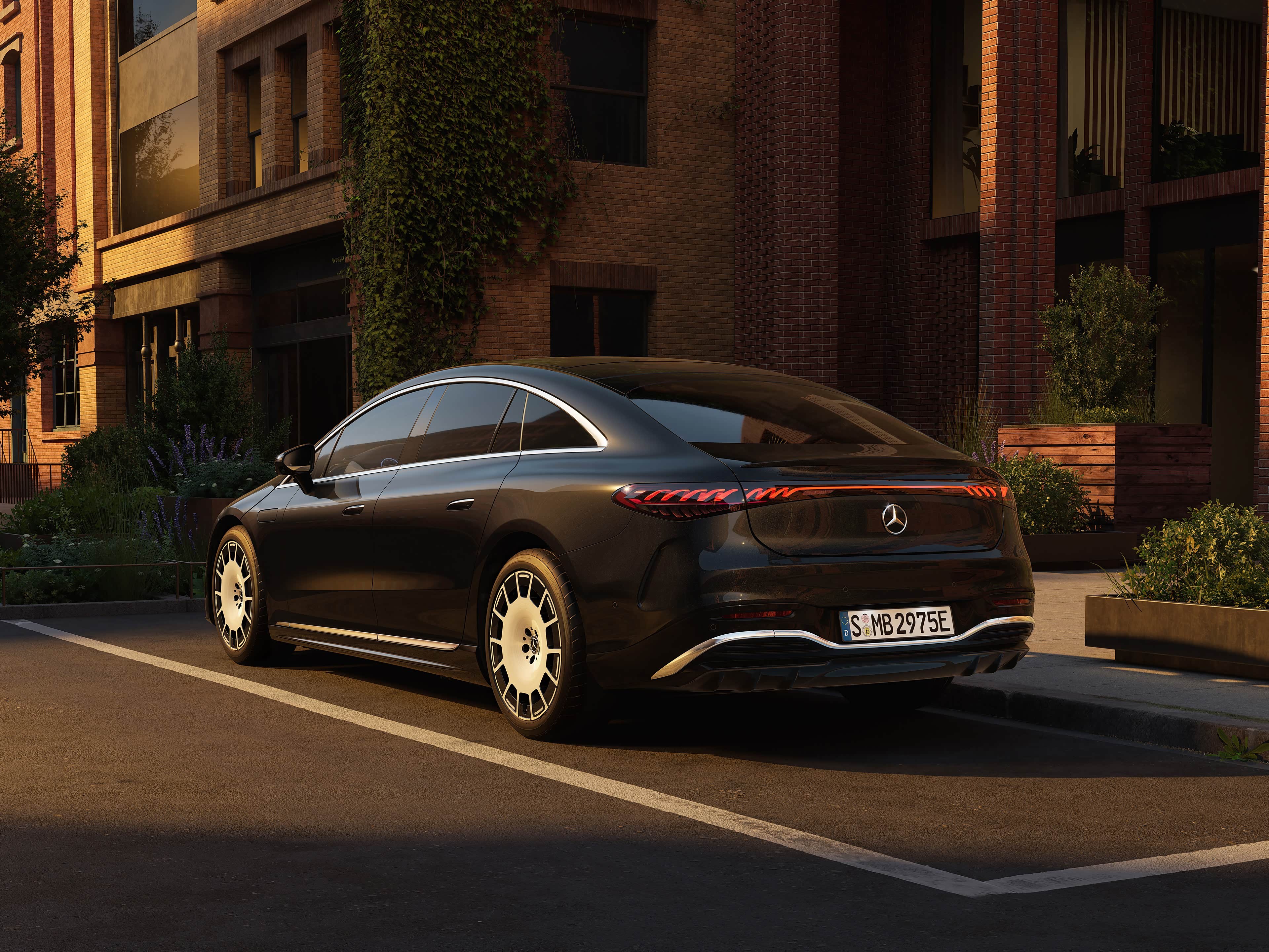 新款奔驰EQS官图，外观小幅调整，升级800V平台，搭载最新的eATS 2.0电