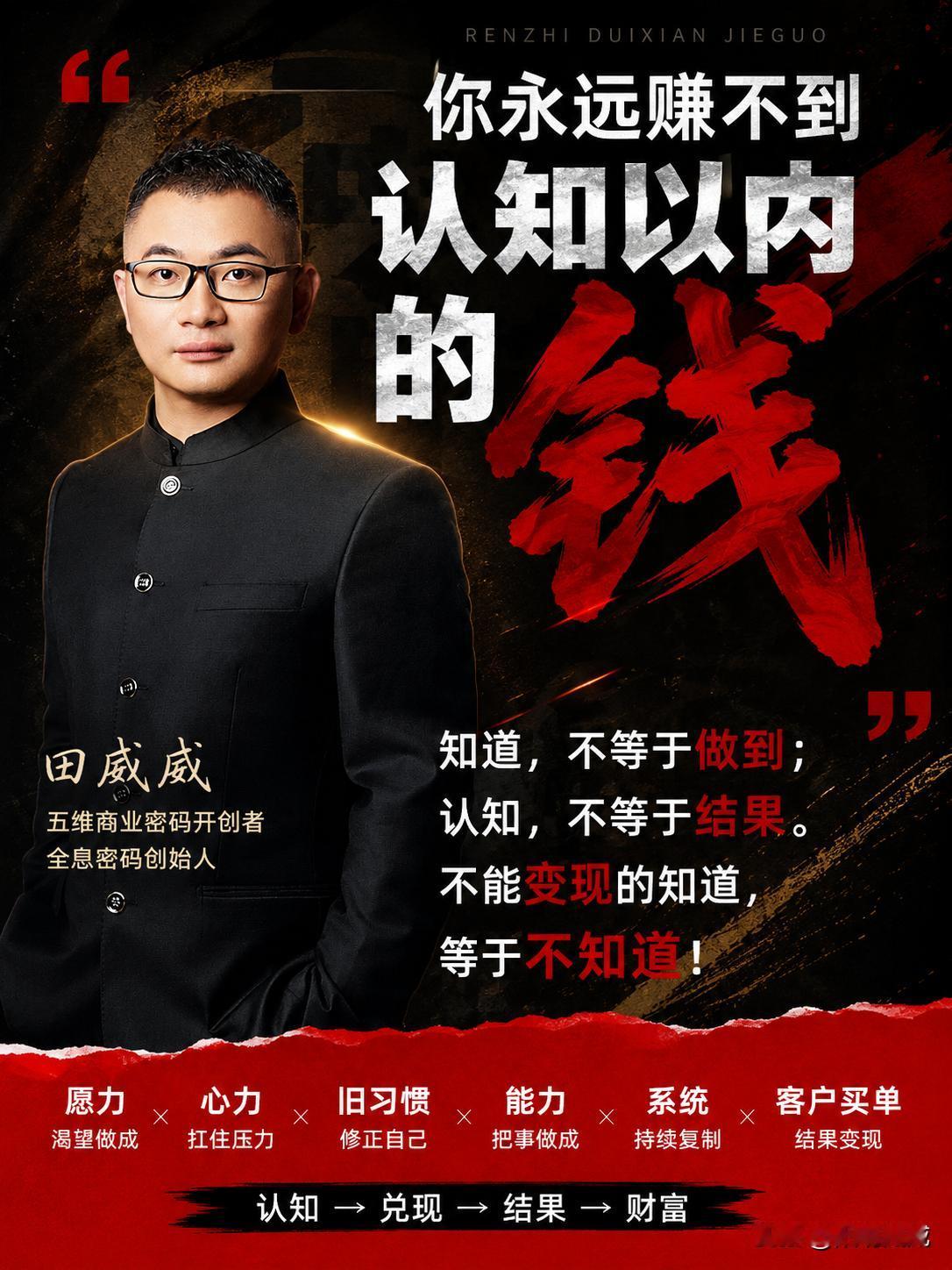 知道，不等于做到；
认知，不等于结果；
不能变现的知道，等于不知道；
AI时代，