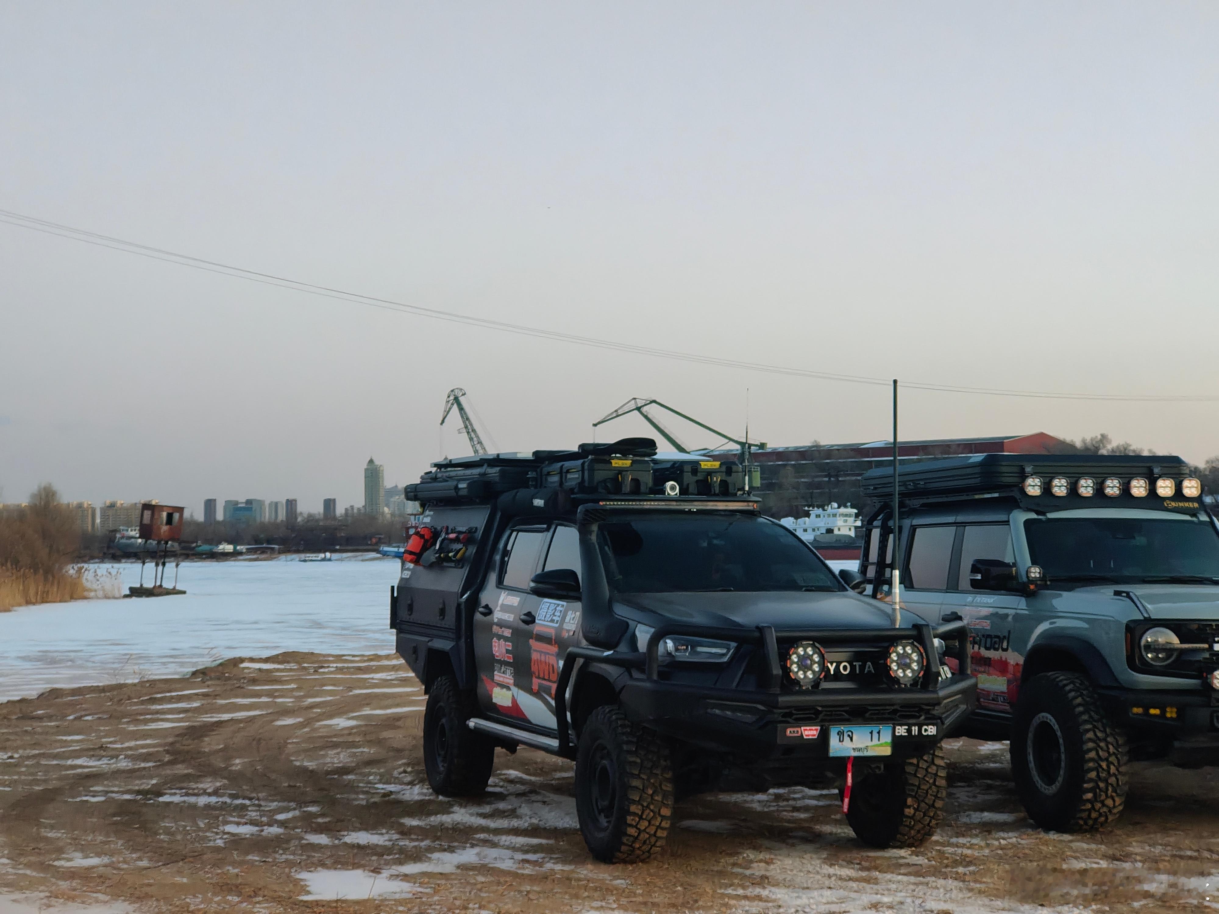 泰国皮卡车入境来哈尔滨整活我与汽车的日常哈尔滨冬季 哈尔滨·哈尔滨航运学校