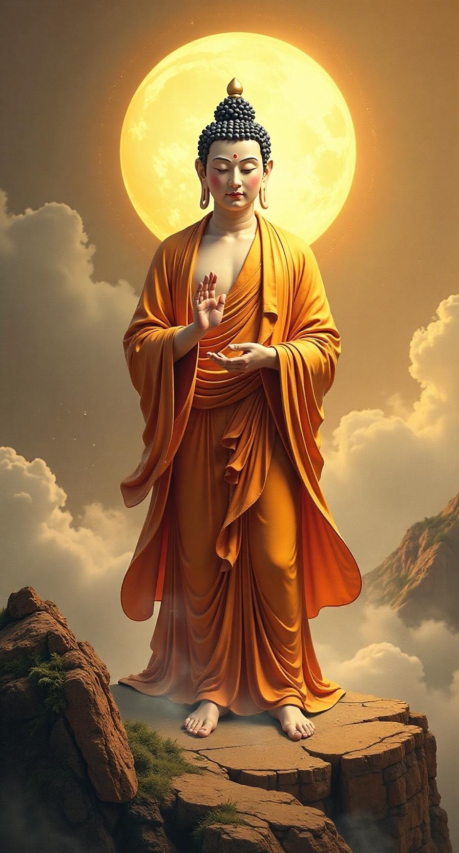巜愣严经》卷五(六)
81
众生纲纪严整肃，
持戒修行众推崇。
佛陀圆满持清净，