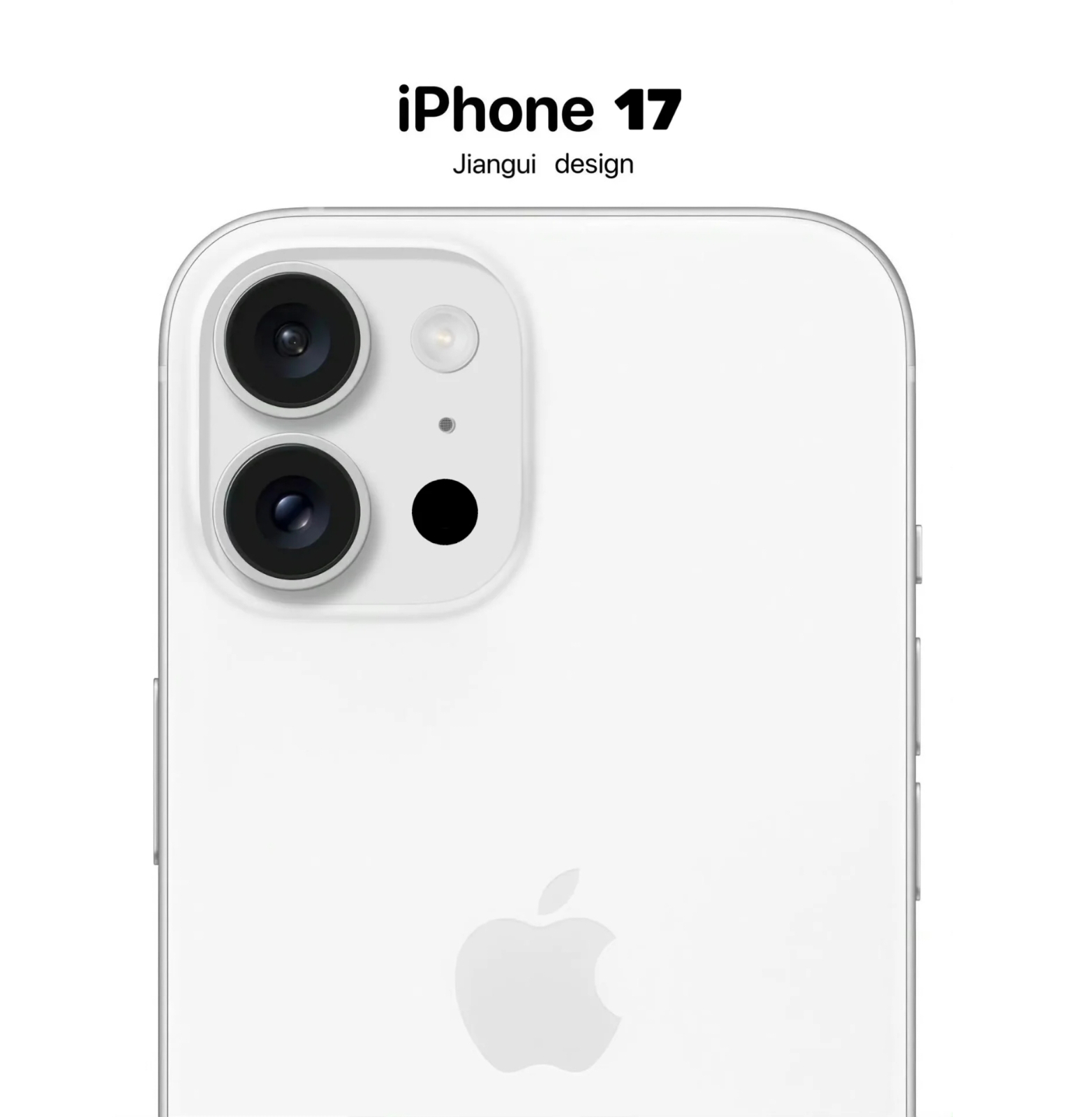 如果iPhone 17标准版长这样，是不是好看点[doge] ​​​