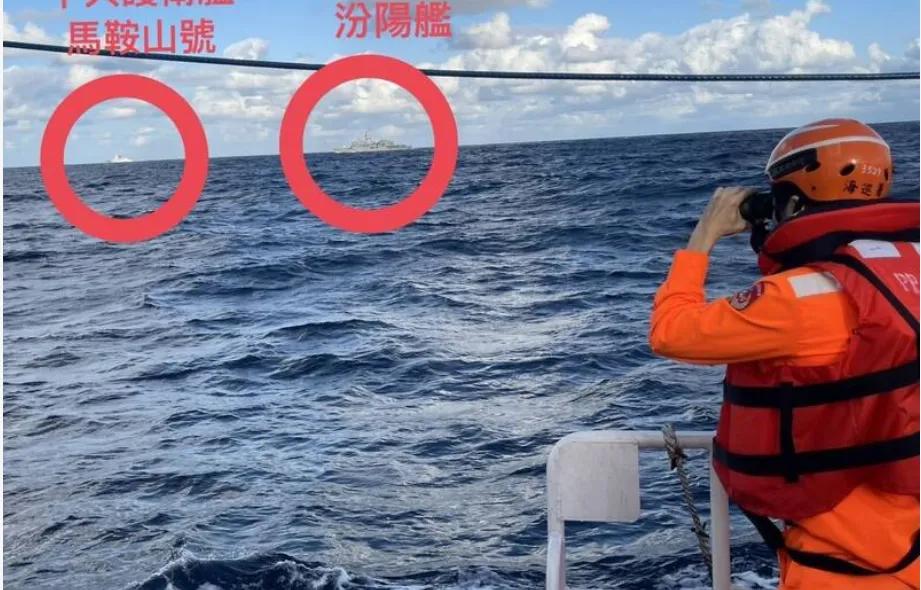 大陆海警船进入台“领海线”内3海浬，台伪海巡署副署长谢庆钦昨晚（12月29日）叫
