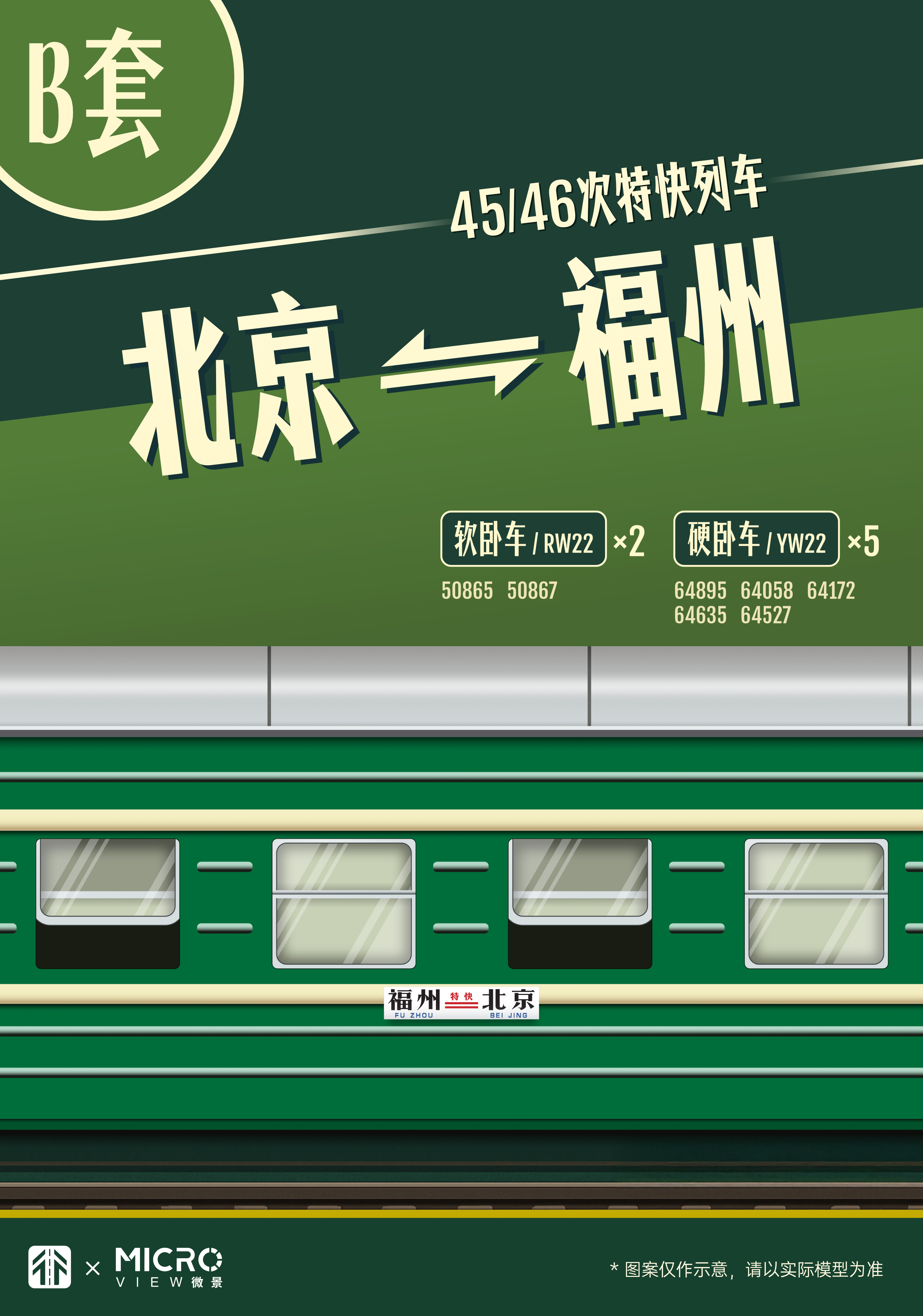 通行线·模玩 喜欢火车模型的小伙伴们注意啦！通通专属企划的N比例火车模型——45