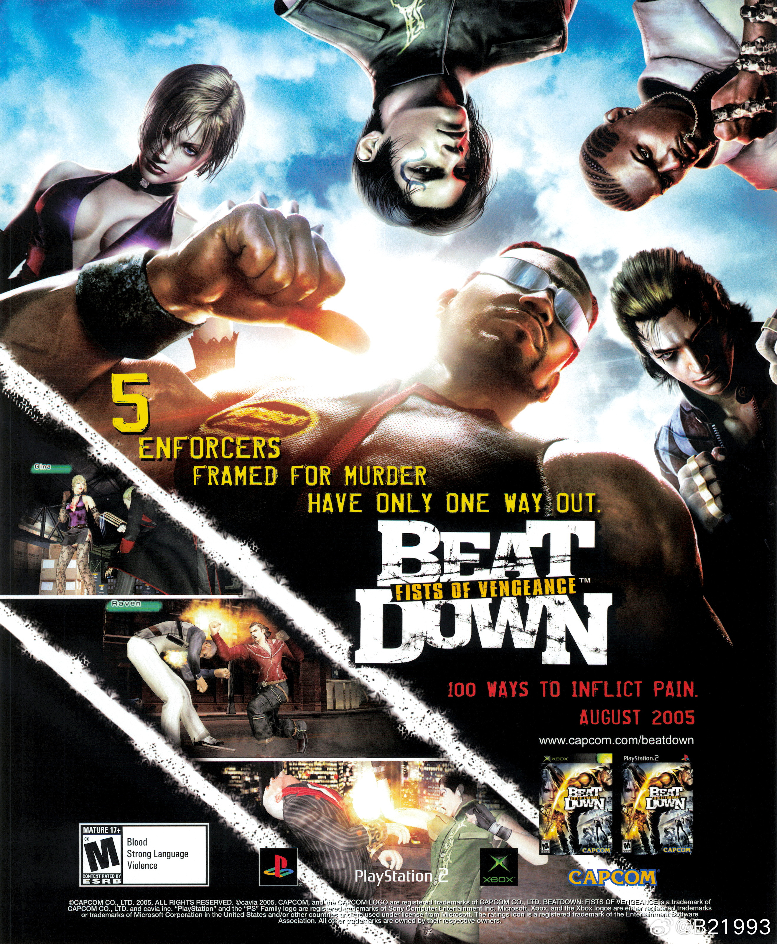 第一次看到Beatdown的美版封面，可惜这个做的太差了 