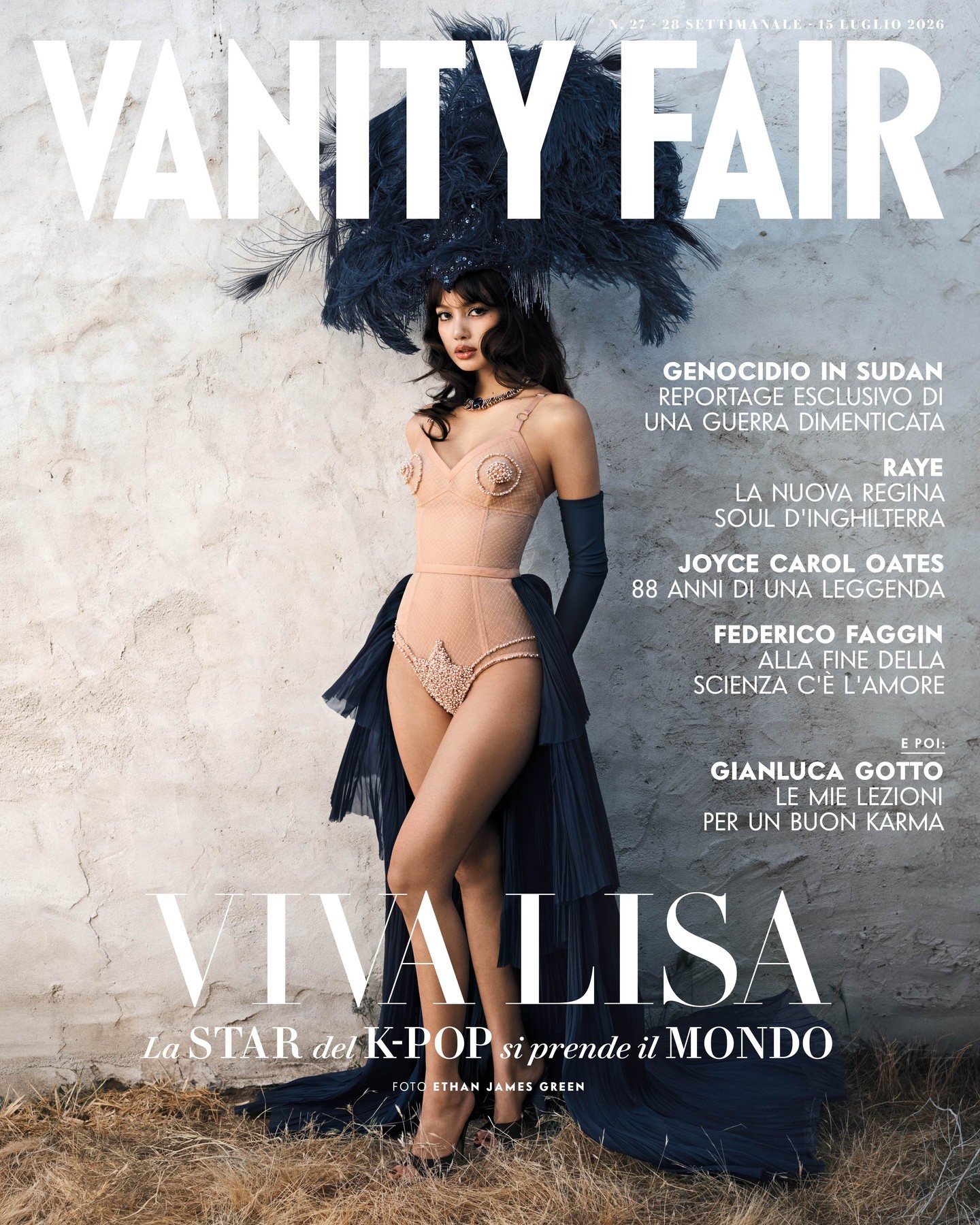Lisa 名利场第四个版本的横扫 ！意大利拿下 【美国】Vanity Fair 