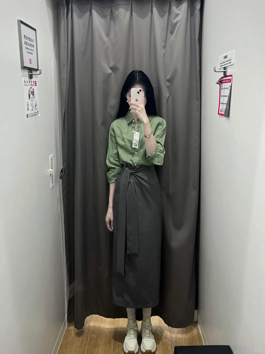 看到优衣库超春天的拉夫劳伦??😭89小裙显瘦温柔绝了！！
