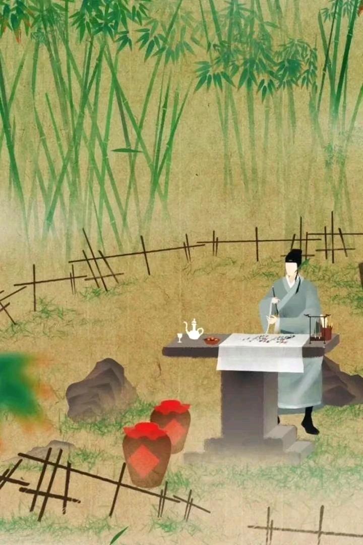 懒向青门学种瓜，只将渔钓送年华。双双新燕飞春岸，片片轻鸥落晚沙。歌缥缈，舻呕哑，