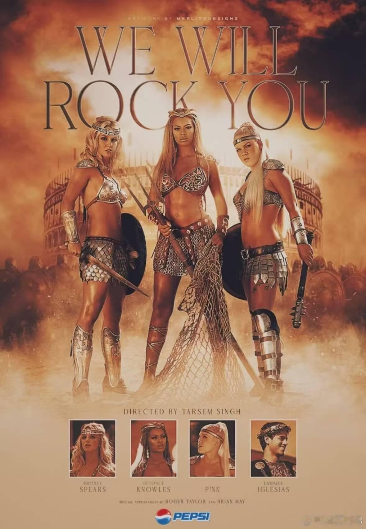 wewillrockyou原来是广告歌 最近无意间刷到2004年百事这支广告，瞬