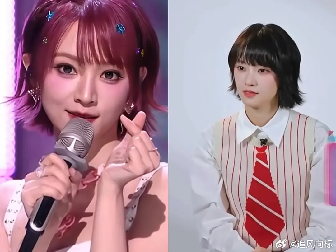 黄灿灿应该是全场最有效化妆了吧，整个面相都变了，眼睛放大这么多怎么做到的 