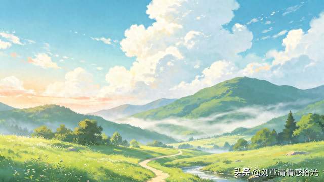 爆款文章：山水藏心语，万物自有归期，心安即是归处