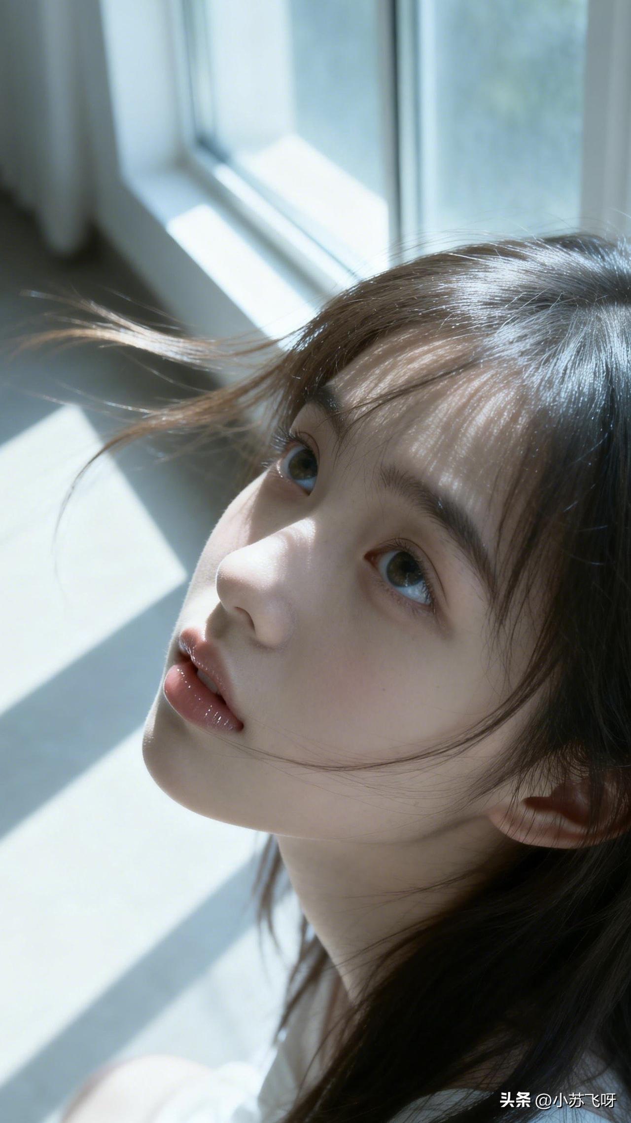 阳光洒进来的午后，那金色的光线如同流动的美酒，带着慵懒的气息。忧郁与微笑并存，就