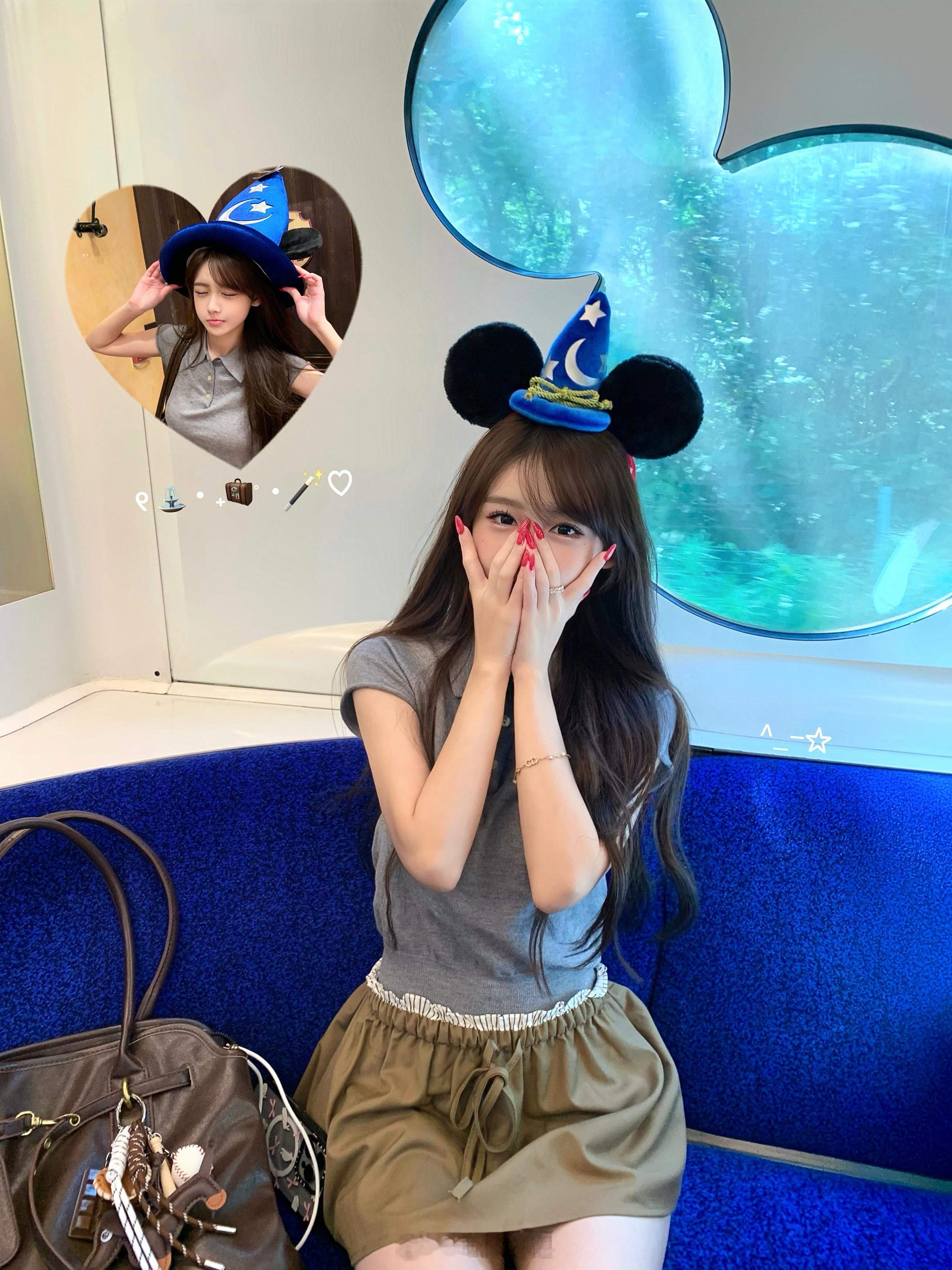 HK Disney⛲️米奇列车太可爱啦！最好玩的项目是灰熊极速矿车[举手]港迪的