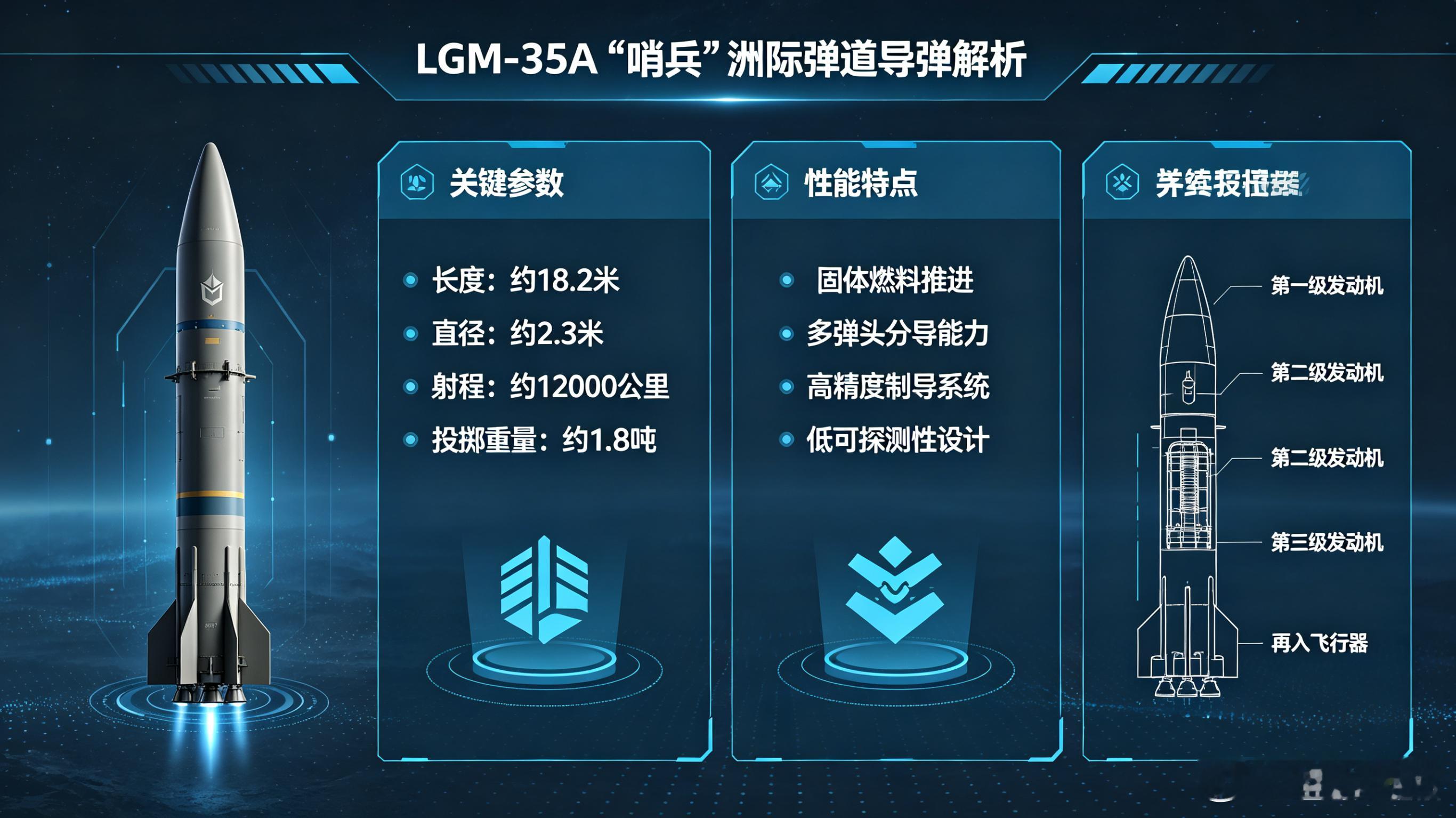 每天认识一件兵器LGM-35A“哨兵”（Sentinel）洲际弹道导弹 图文解析