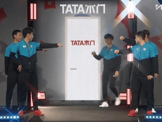 点开的时候林昀儒4-0领先，
看了一会变成4-2了，张本智和🇯🇵叫这两声吓我
