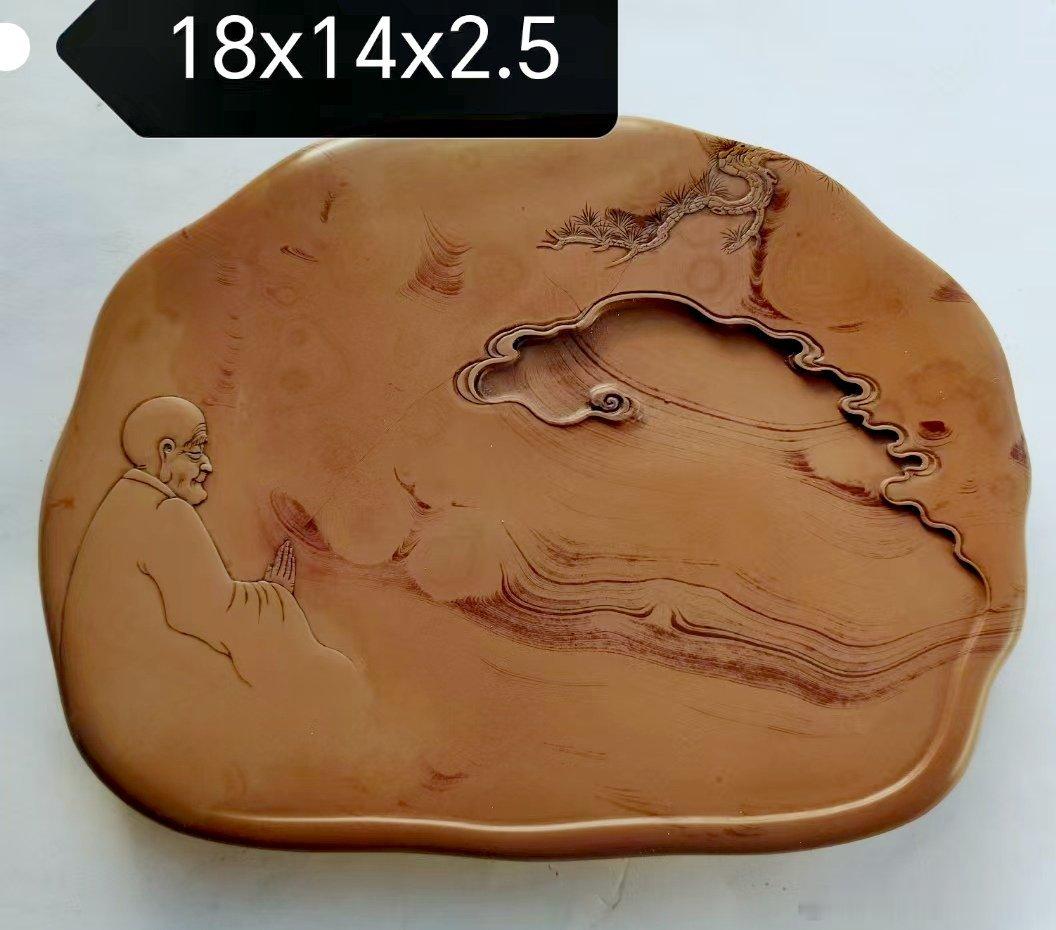【精品展示】（二）砚台系列（5）：红丝砚❶～～墨砚斋作品⑥。与师友们分享，一手货