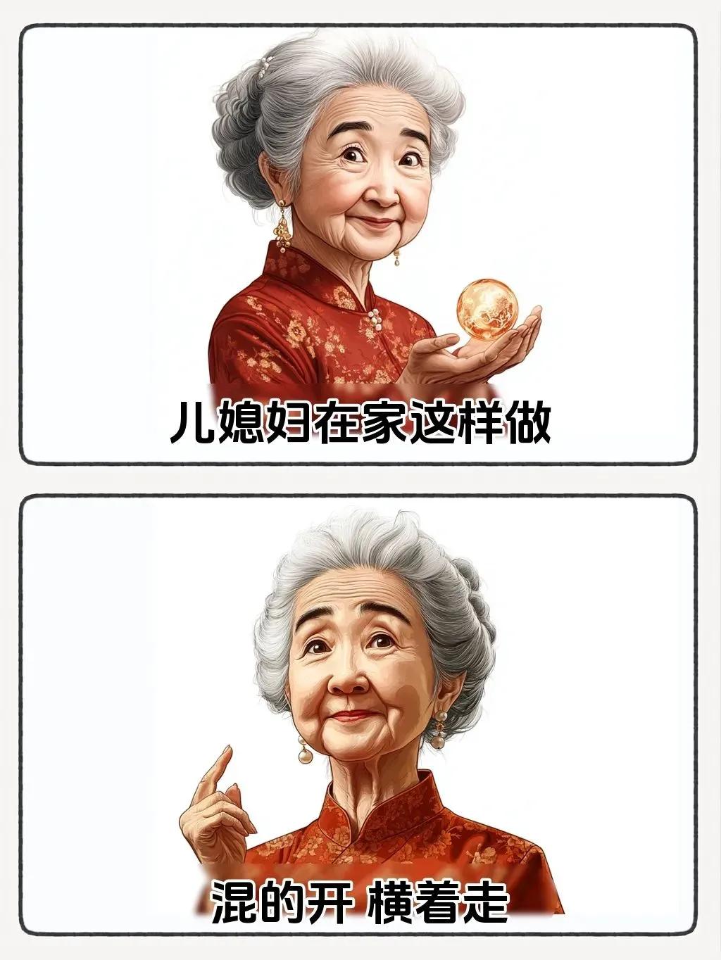 婆家三种人设，让你混的开横着走
1、保持边界感，尊重就行，不必参与
2、不依赖，