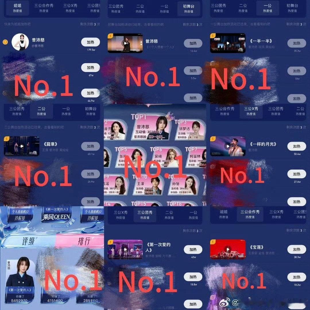 曾沛慈曾沛慈 我觉得不是恶剪她认真对待每一次出镜机会，珍惜每一次和大众接触的契机