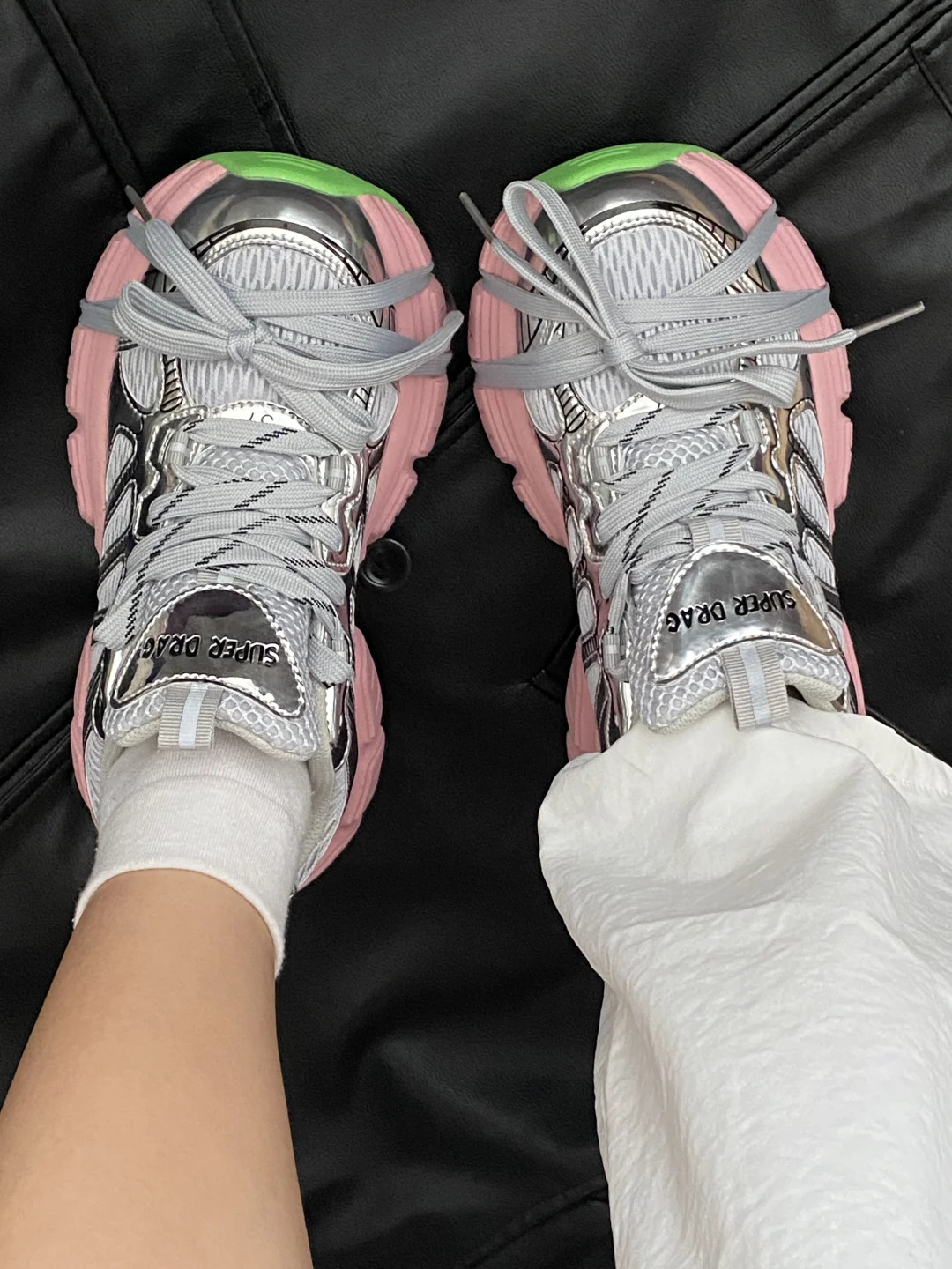 糯叽叽的草莓抹茶夹心棉花糖🍧上脚太舒服了