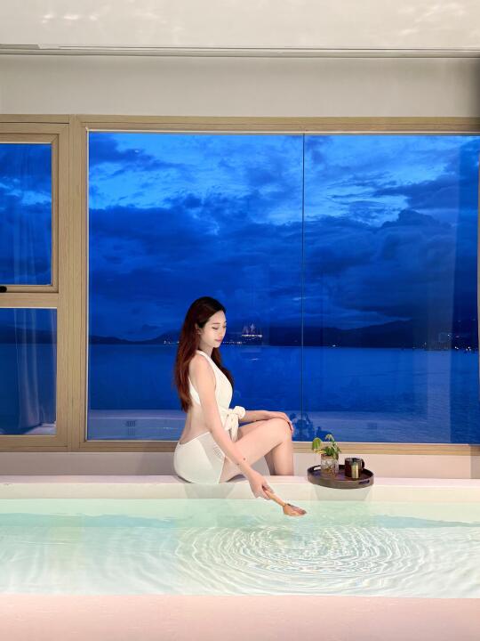 深圳⛰️悬崖礁石治愈美宿🫧听海泡汤好chill