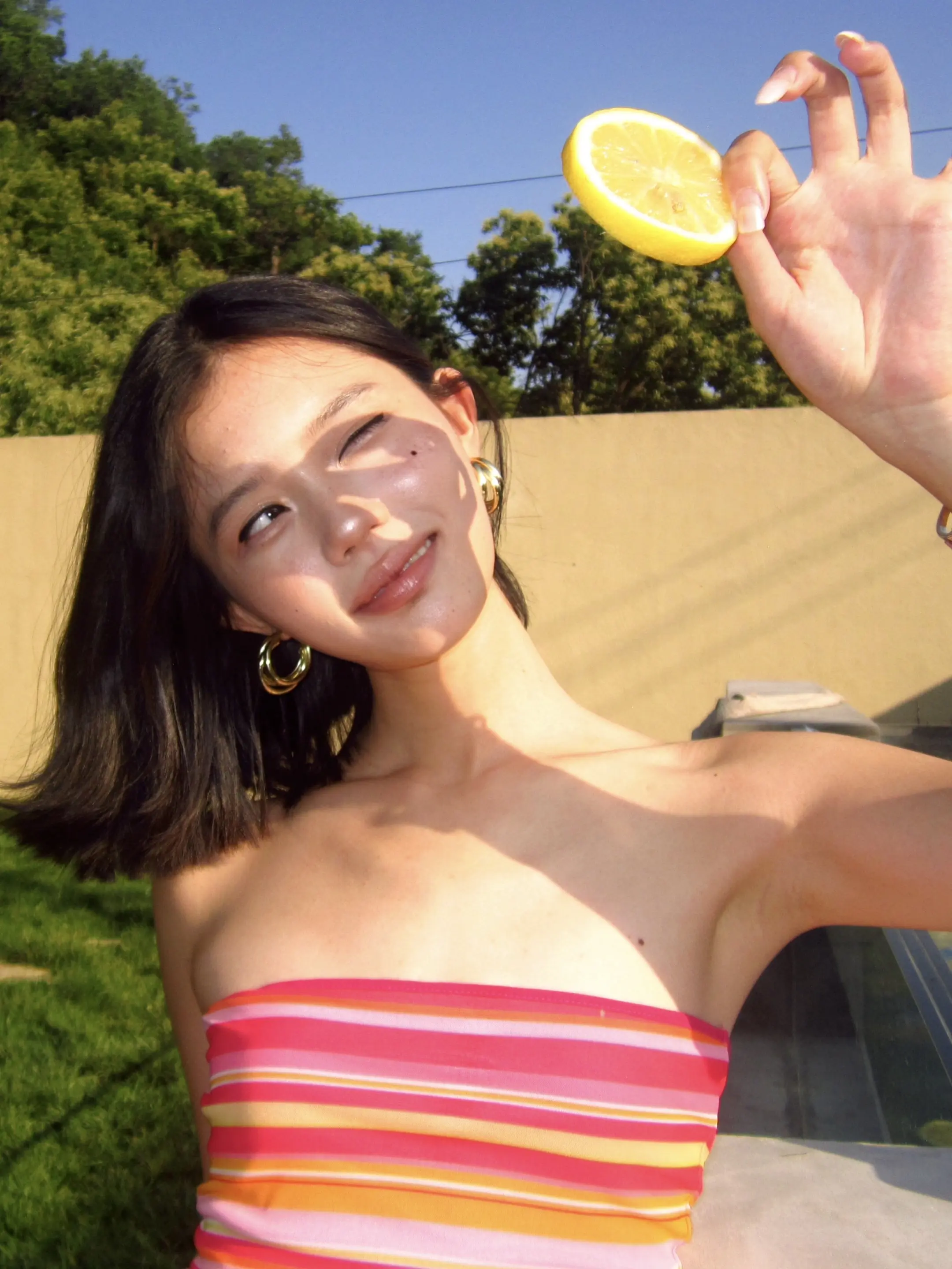 🍋热的 烈的。