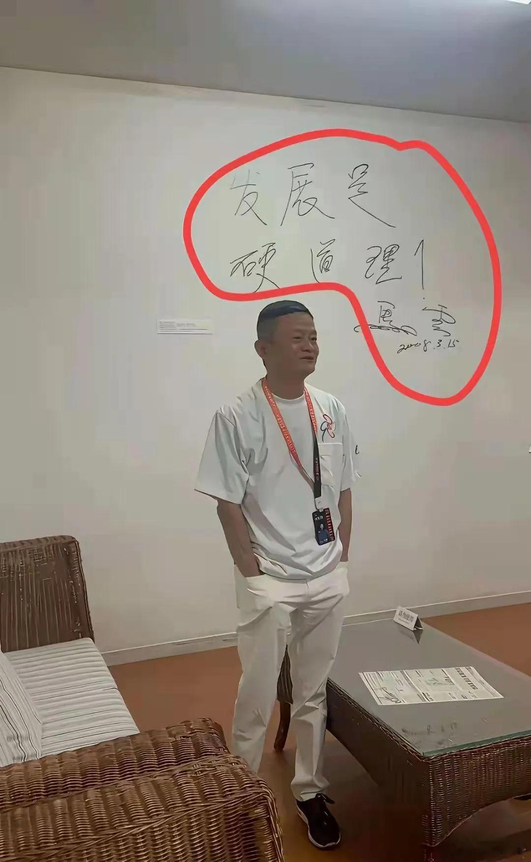 马云爸爸的书法水平怎么样？？？