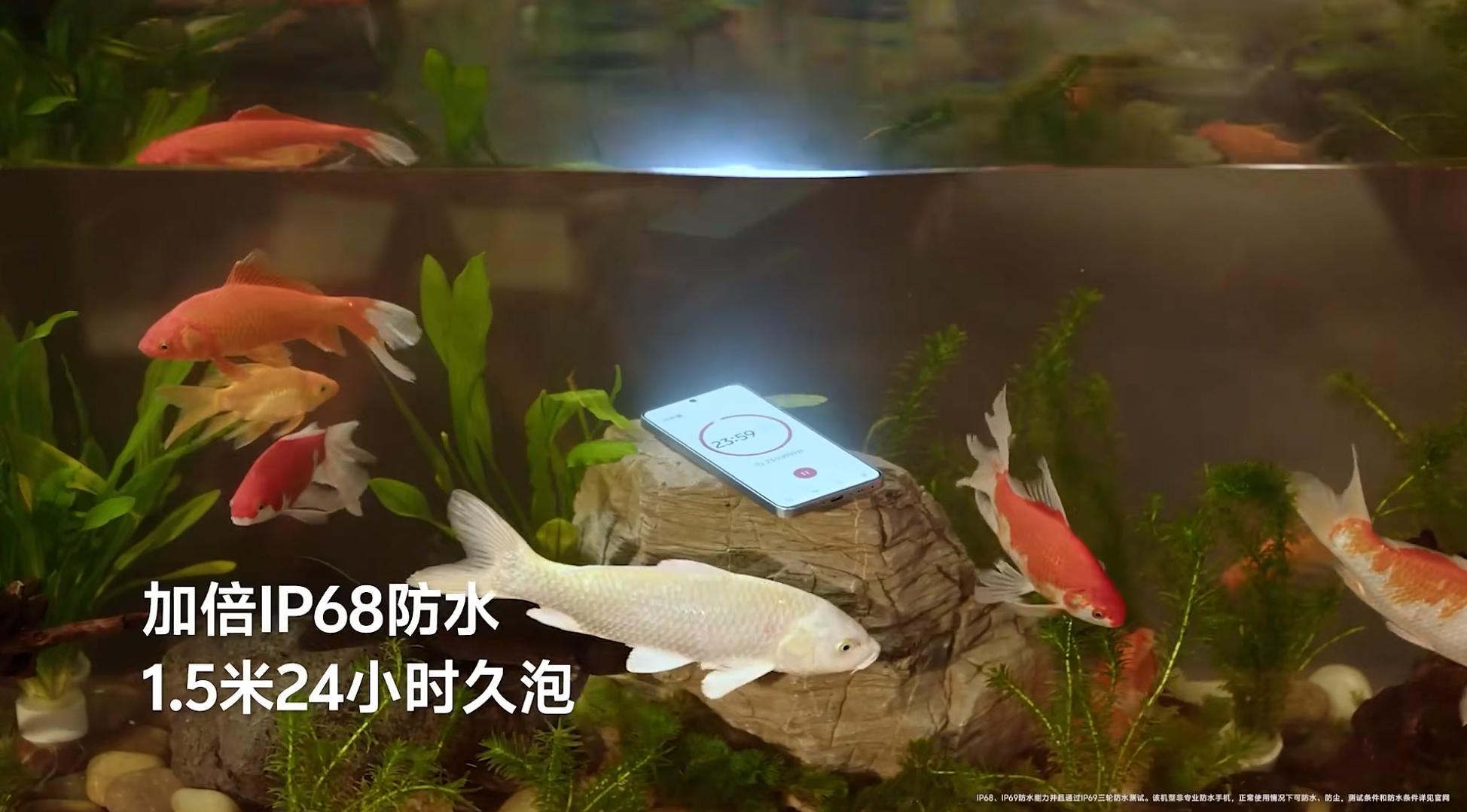 vivo Y500 耐用性能又提升很多，防水方面，vivo史上最强IP69+满级