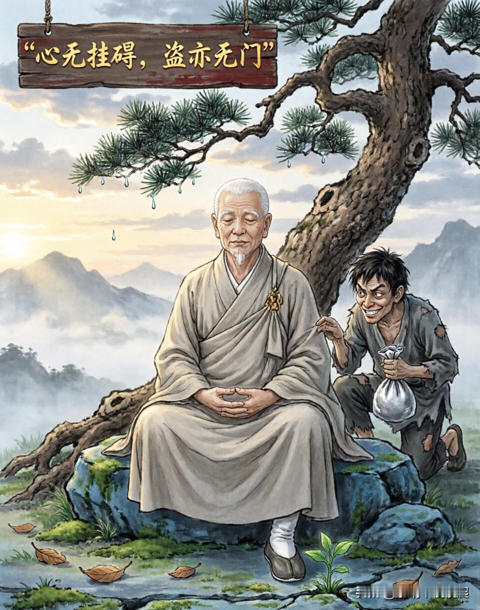 即使身无长物，也能照亮他人前行的路[灵光一闪]

良宽禅师在山上结茅棚清修。一个