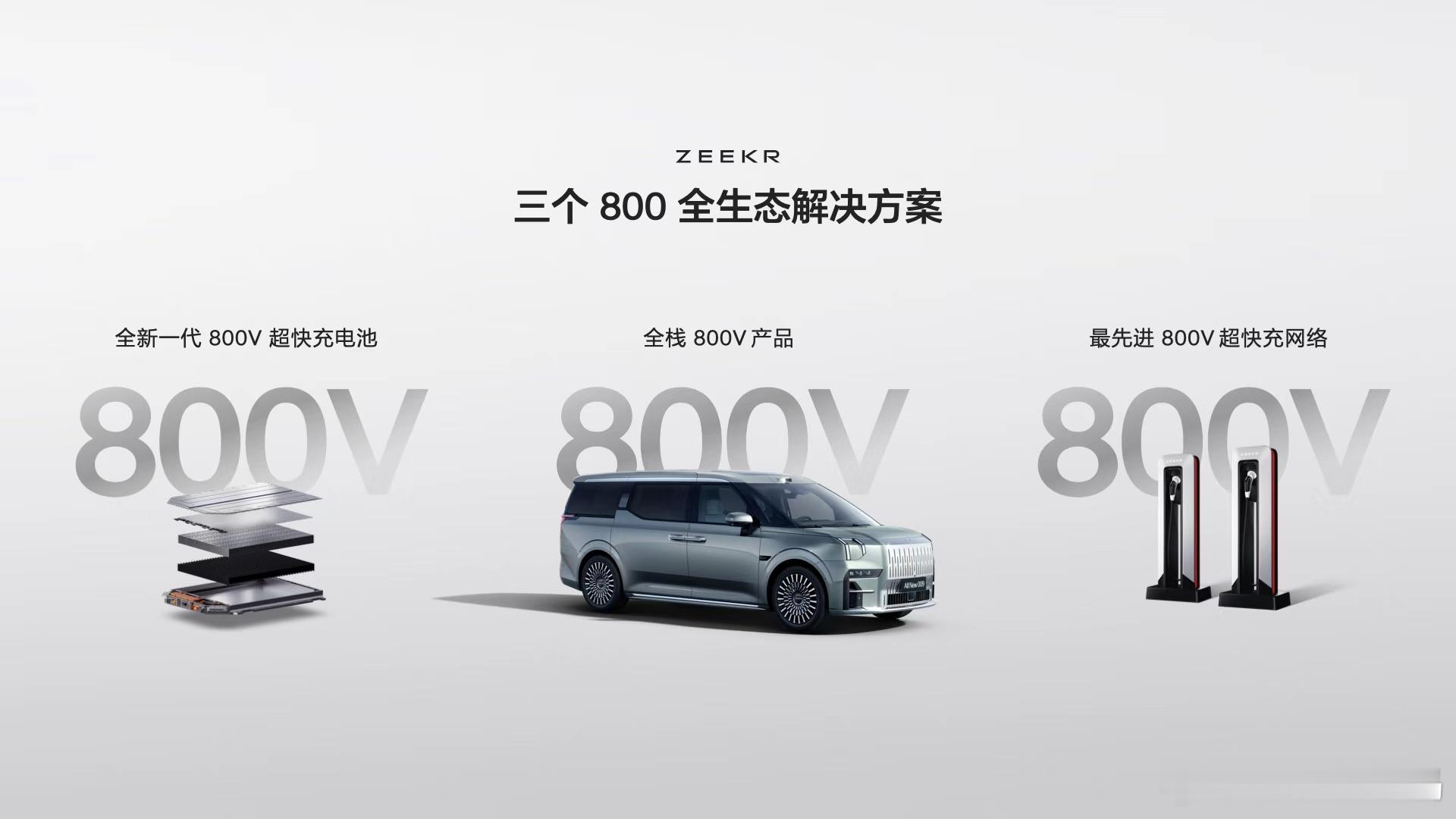 #全新极氪009豪华MPV领导者#极氪三个800全生态解决方案让用户彻底告别里程