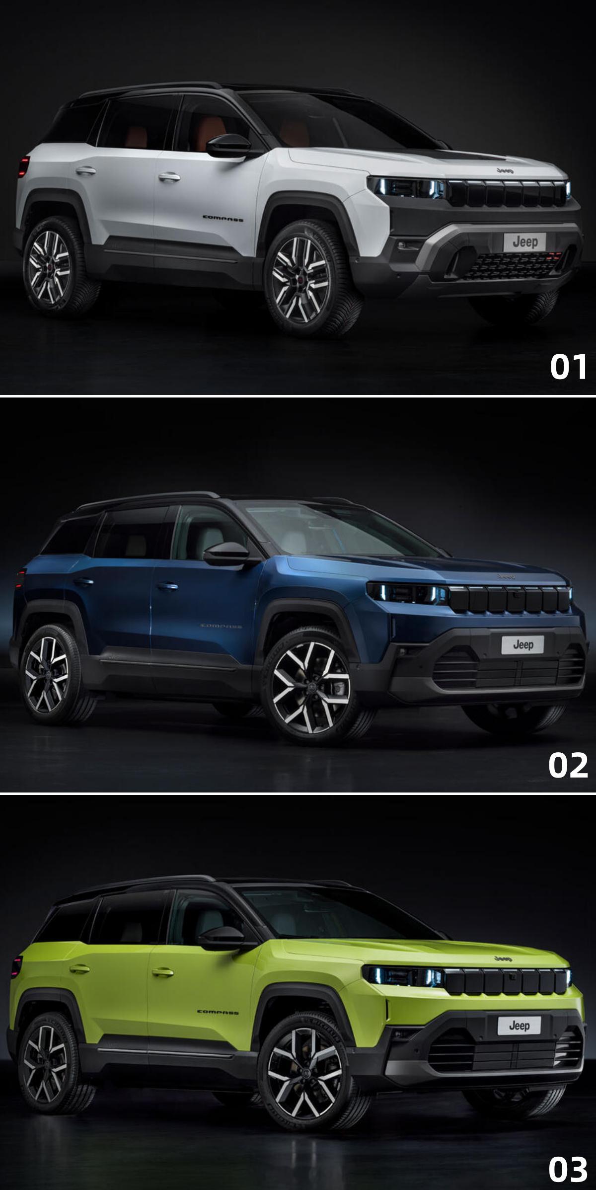 全新一代JEEP指南者 全新一代JEEP指南者，哪个颜色好看[举手] ​​​