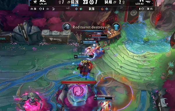 AL 2-1 T1拿到两个赛点！加油AL，再赢一局！AL对战T1拿到赛点AL对战