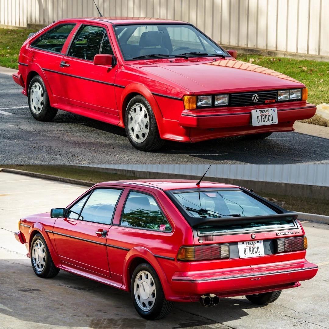 1987 年的 Volkswagen Scirocco 16V，是八十年代末对“