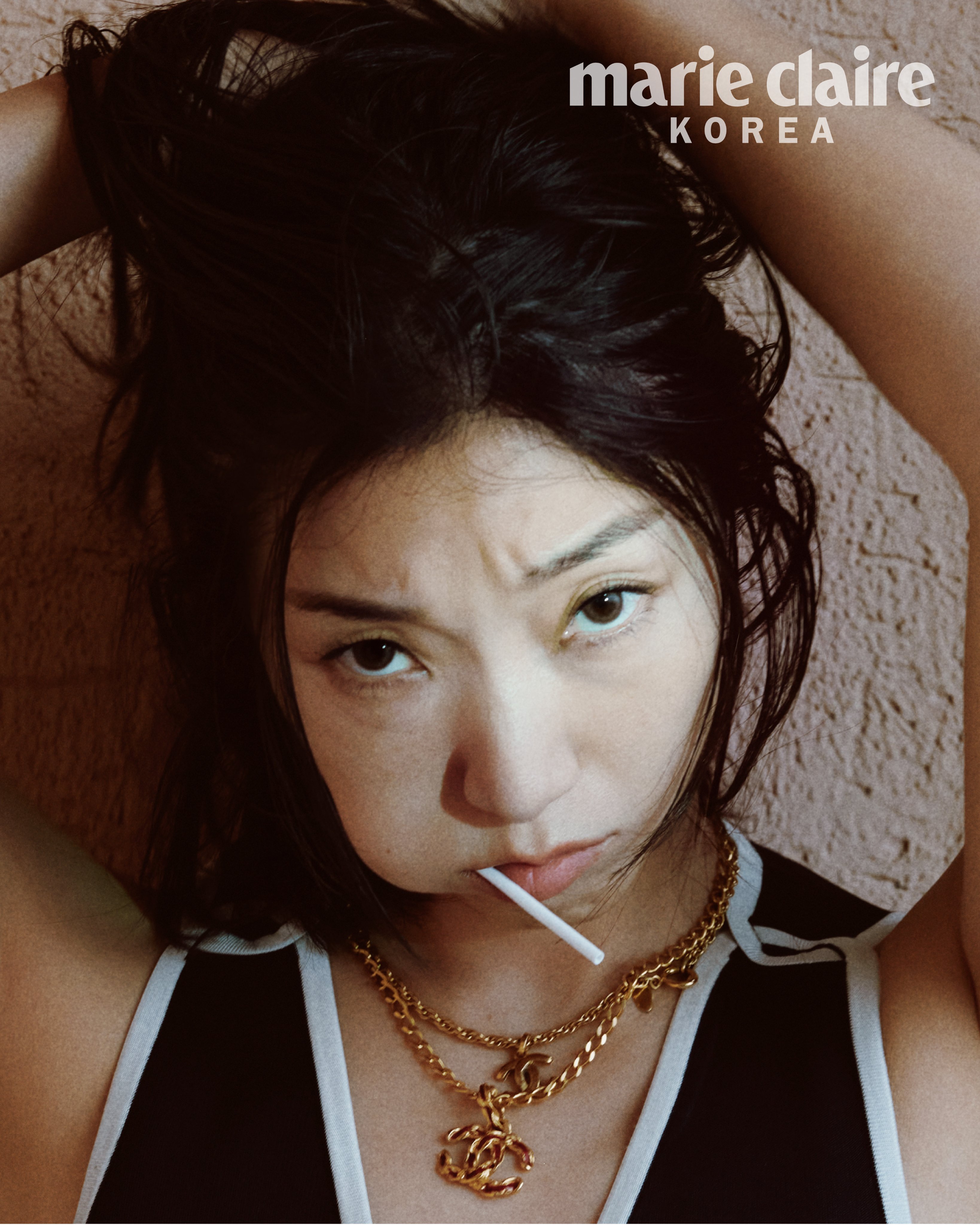 Marie Claire韩国为安藤樱拍摄的新写真 