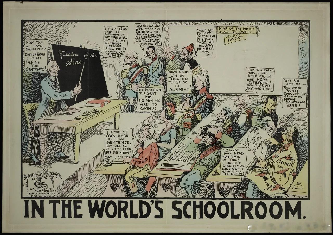 1919年，假如世界是间教室，各国都在干什么 