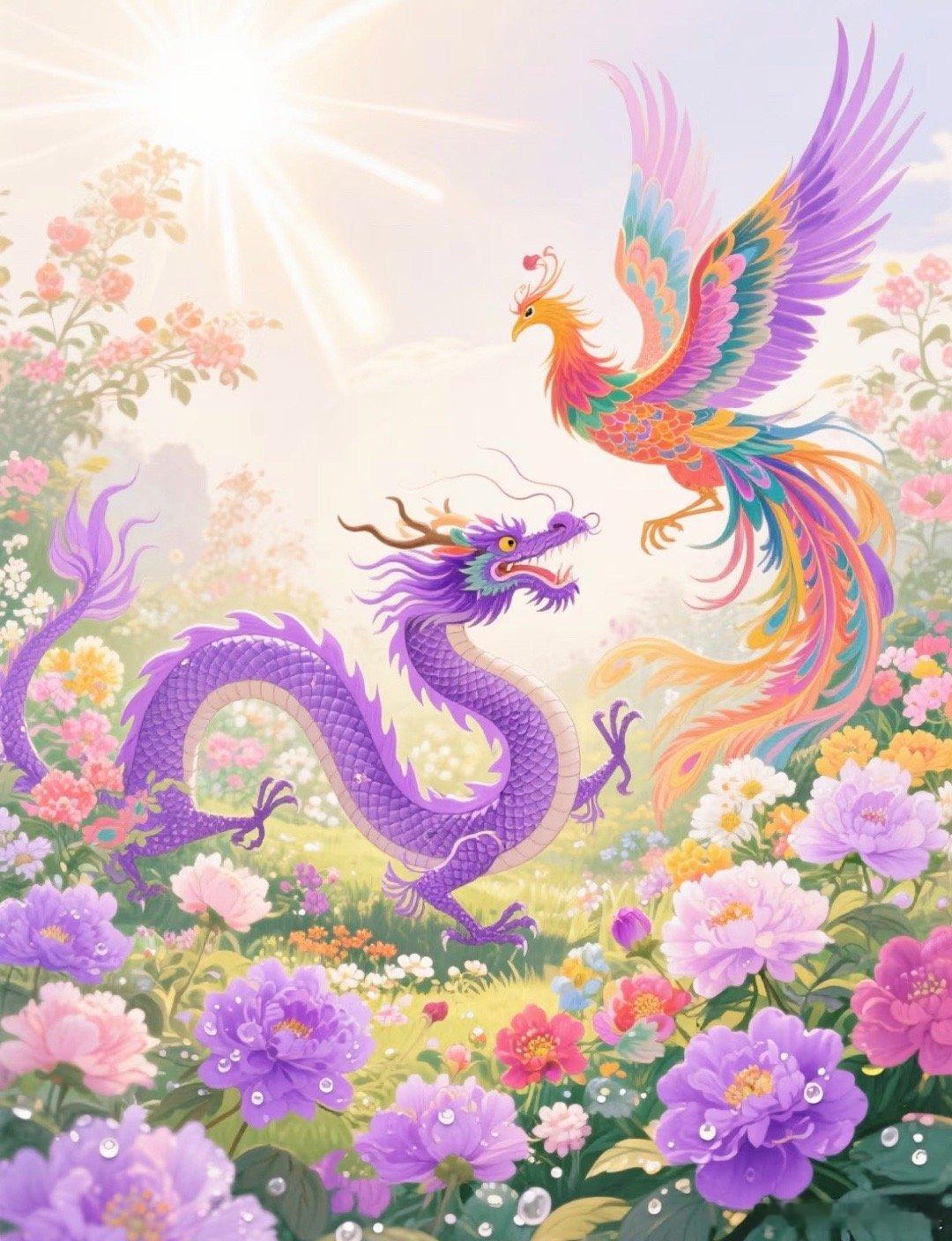 紫气东来，龙凤呈祥喜事到今天要做的事皆有祥瑞相伴！ ！！！ 