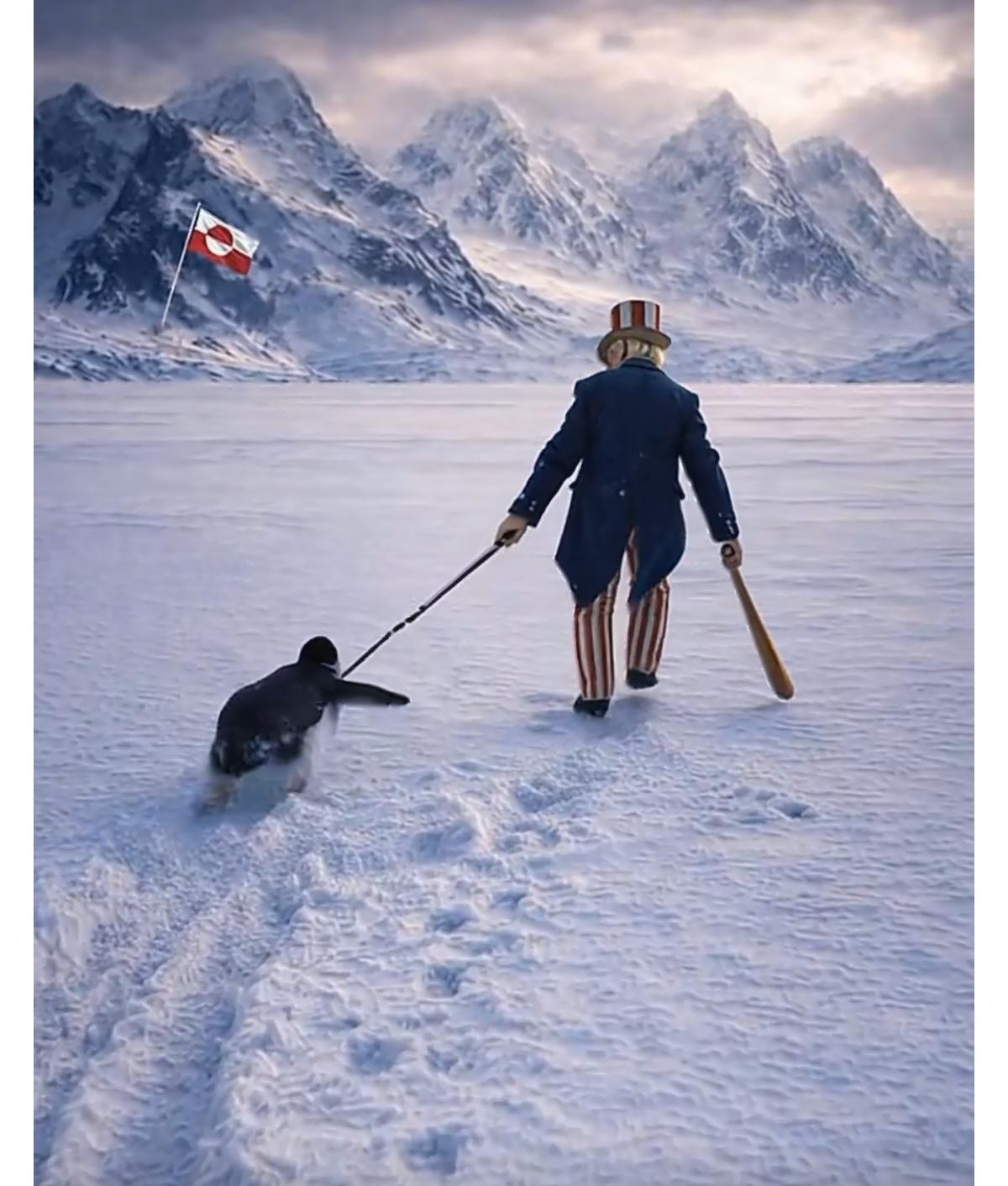 白宫24日在社交媒体平台X上发布了一张人工智能合成图片，内容是美国总统特朗普与一