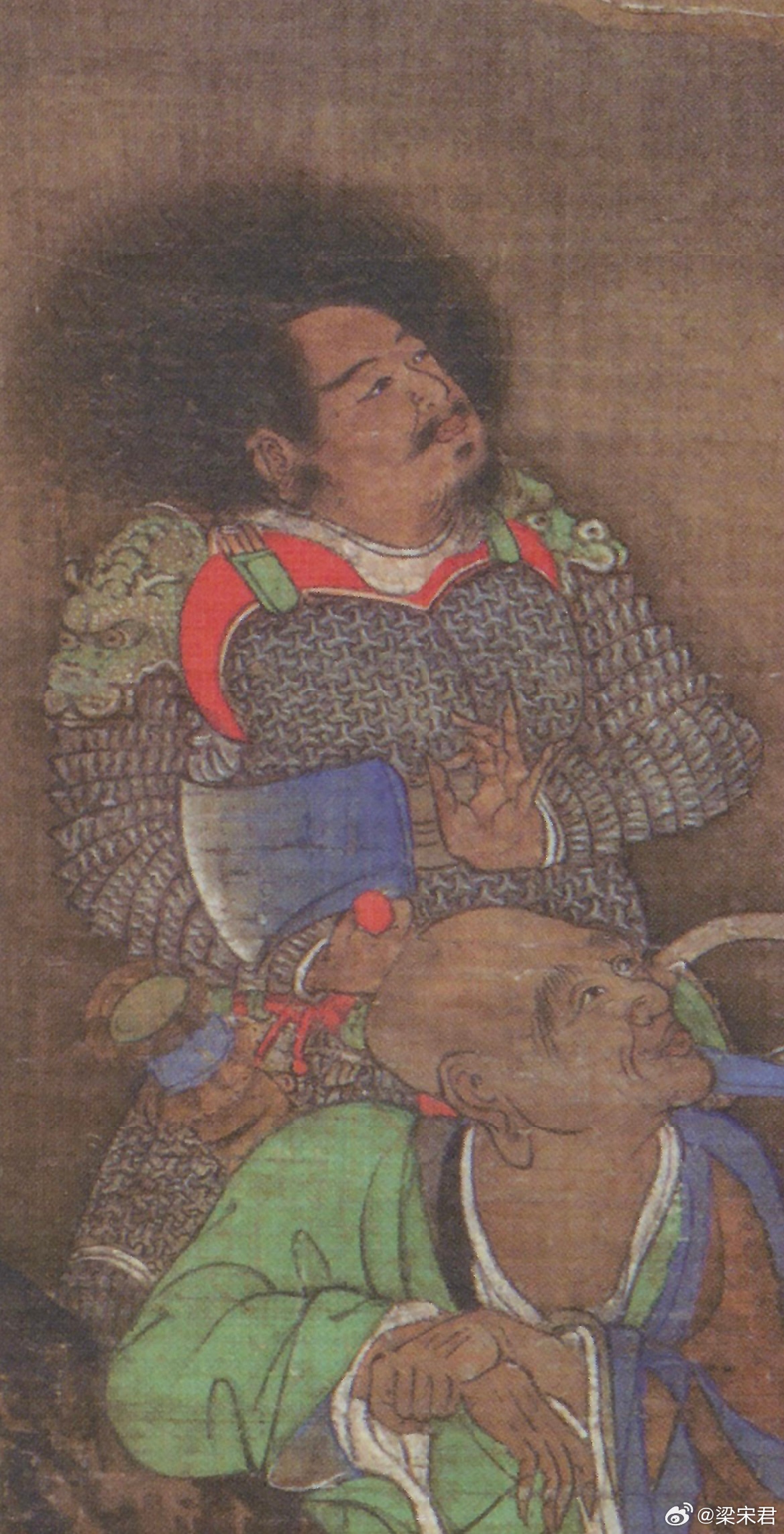 这身甲胄应该是写实的吧挺酷 ​​​