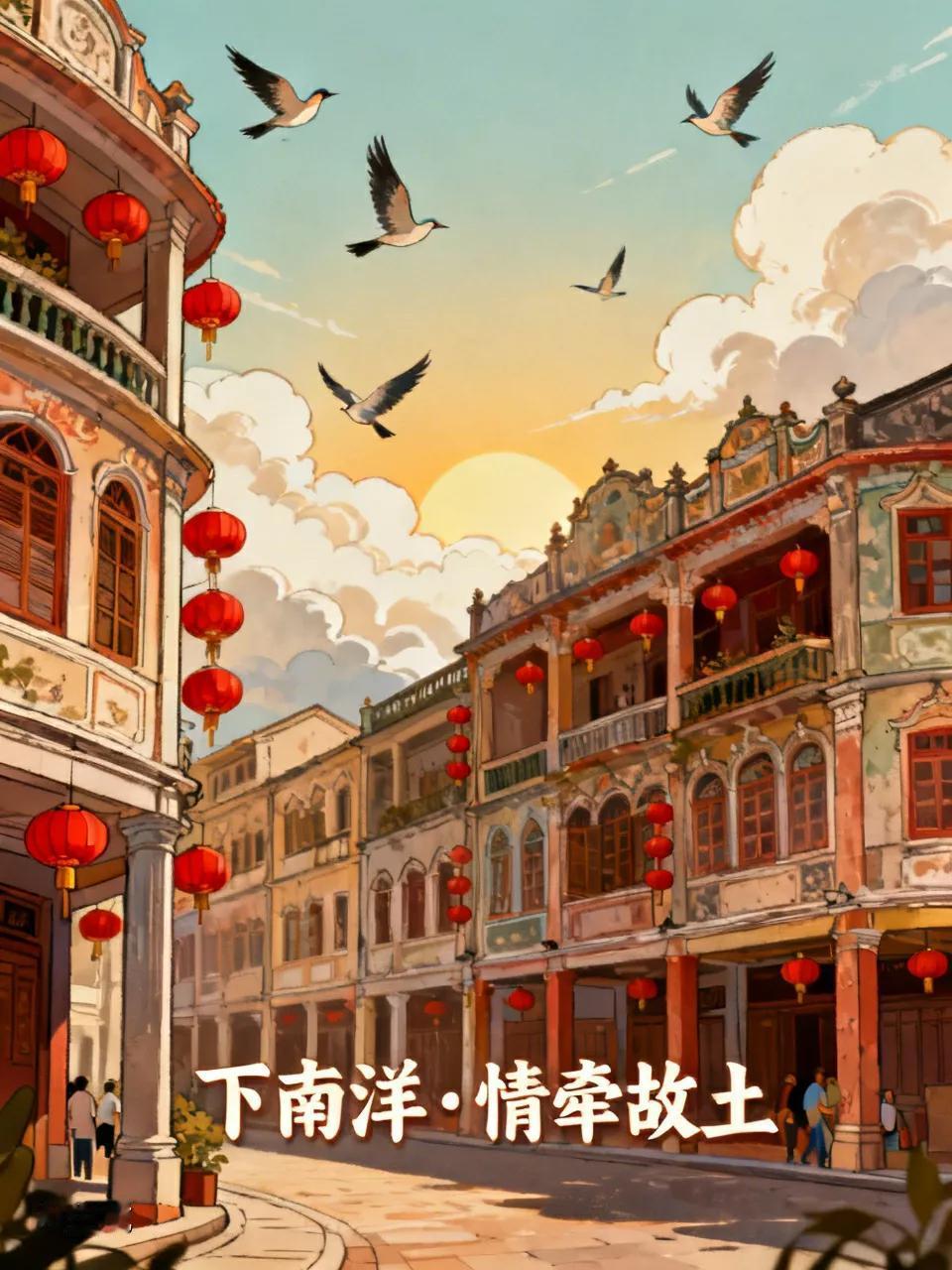 当年很多下南洋的华侨，在外重组家庭完全合乎历史人文（不存在让国内家人移民海外的条
