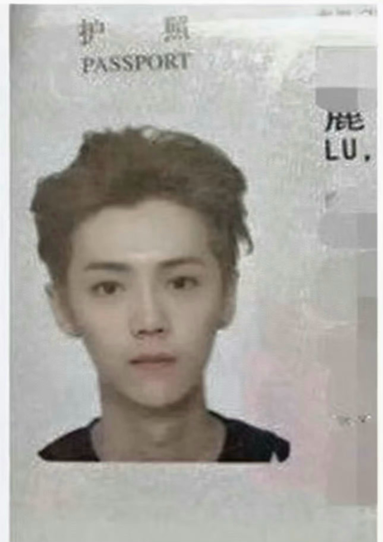 我记得护照或身份证类不是不能染发吗？鹿晗这发色也不是本色啊？鹿晗 护照届最严厉的