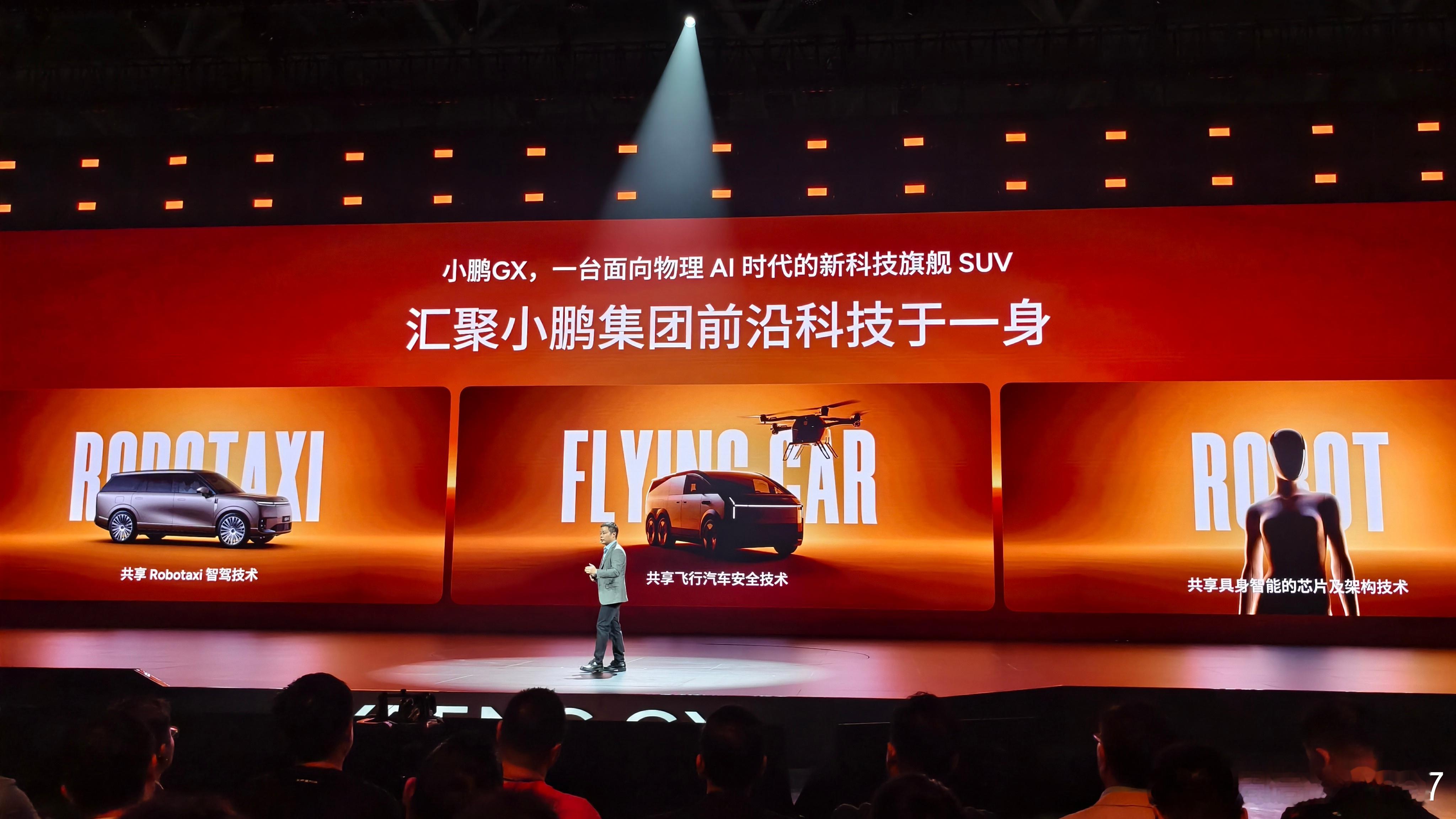 小鹏升级为小鹏集团后，未来的三大发展方向，每个都面向未来新科技旗舰小鹏GX今晚预