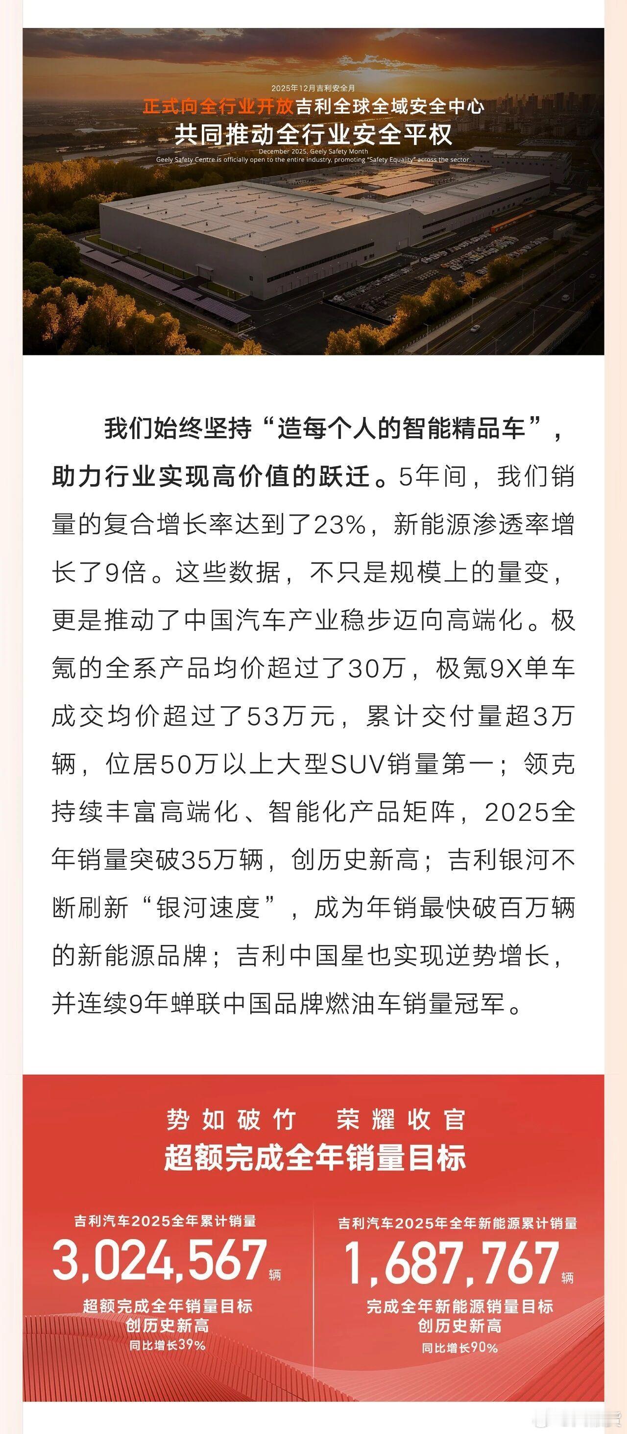 吉利开工即官宣千里浩瀚H7智驾方案将下放至领克、吉利银河等更多集团车型；极氪8X