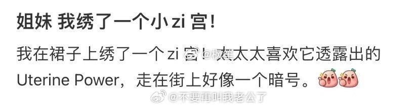 姐妹 我绣了一个小子，宫 ​​​