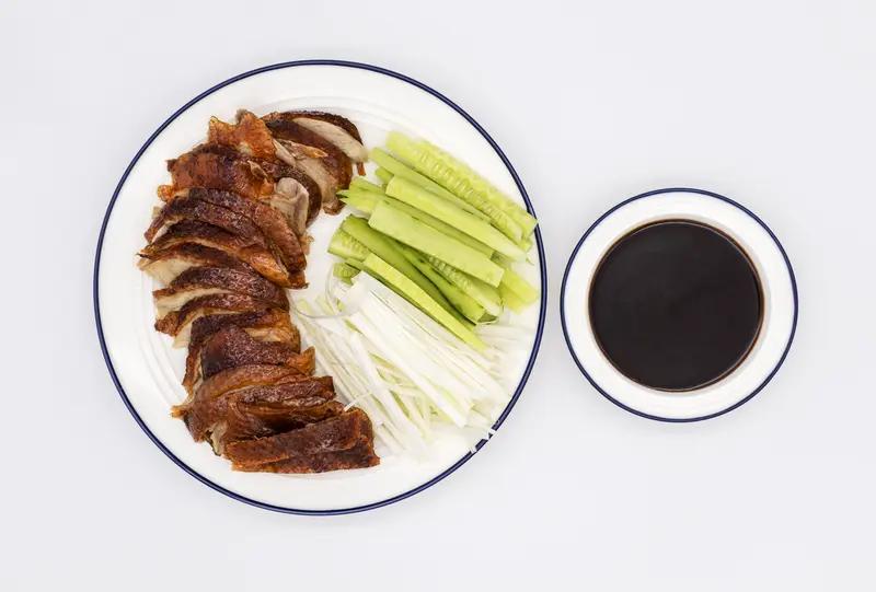 晒图笔记大赛 今日必须来晒晒美食——烤鸭！之前去北京，吃到了传说中的经典北京烤鸭