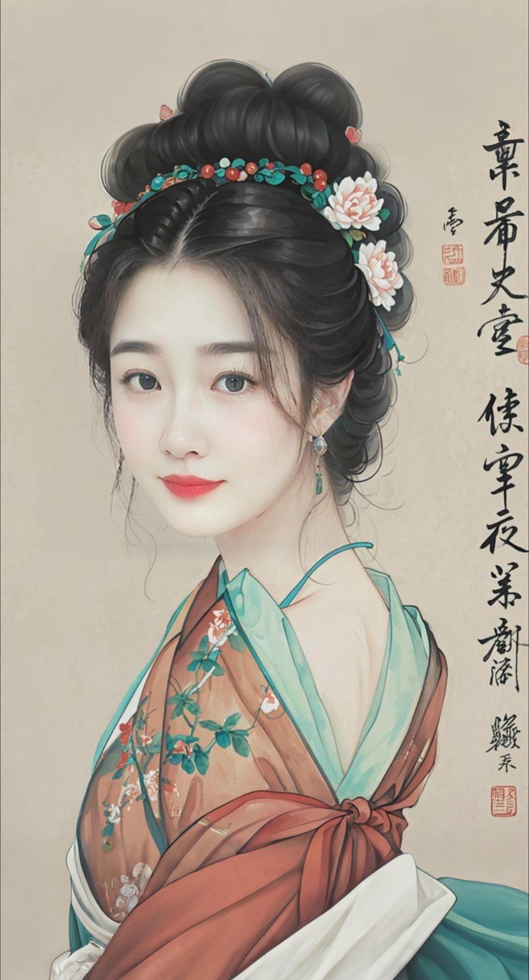 AI扩图 AI诗意水墨影