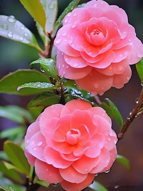 我最喜欢山茶花，这是我盼望了已久的事情。

现在，山茶花满身的花骨朵，含苞待放，